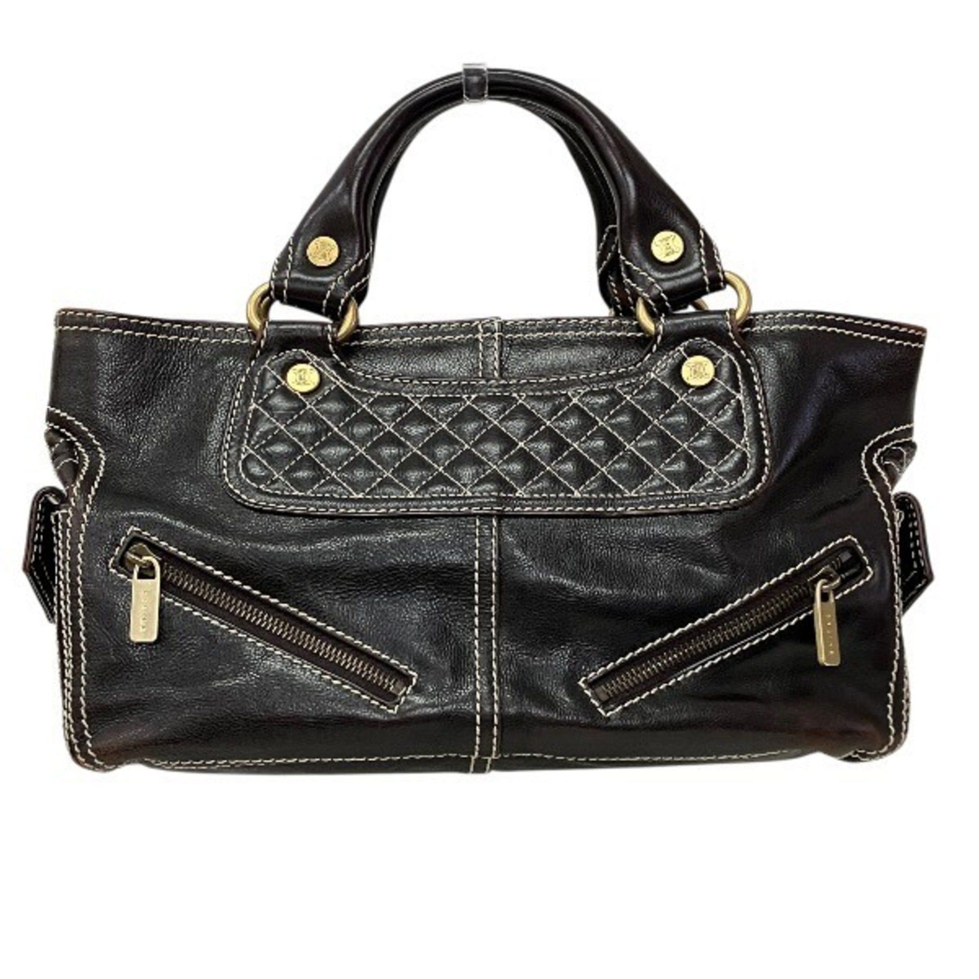 Celine Celine Black Boogie Bag Handbag Women's Size ONE SIZE - 1 Thumbnail