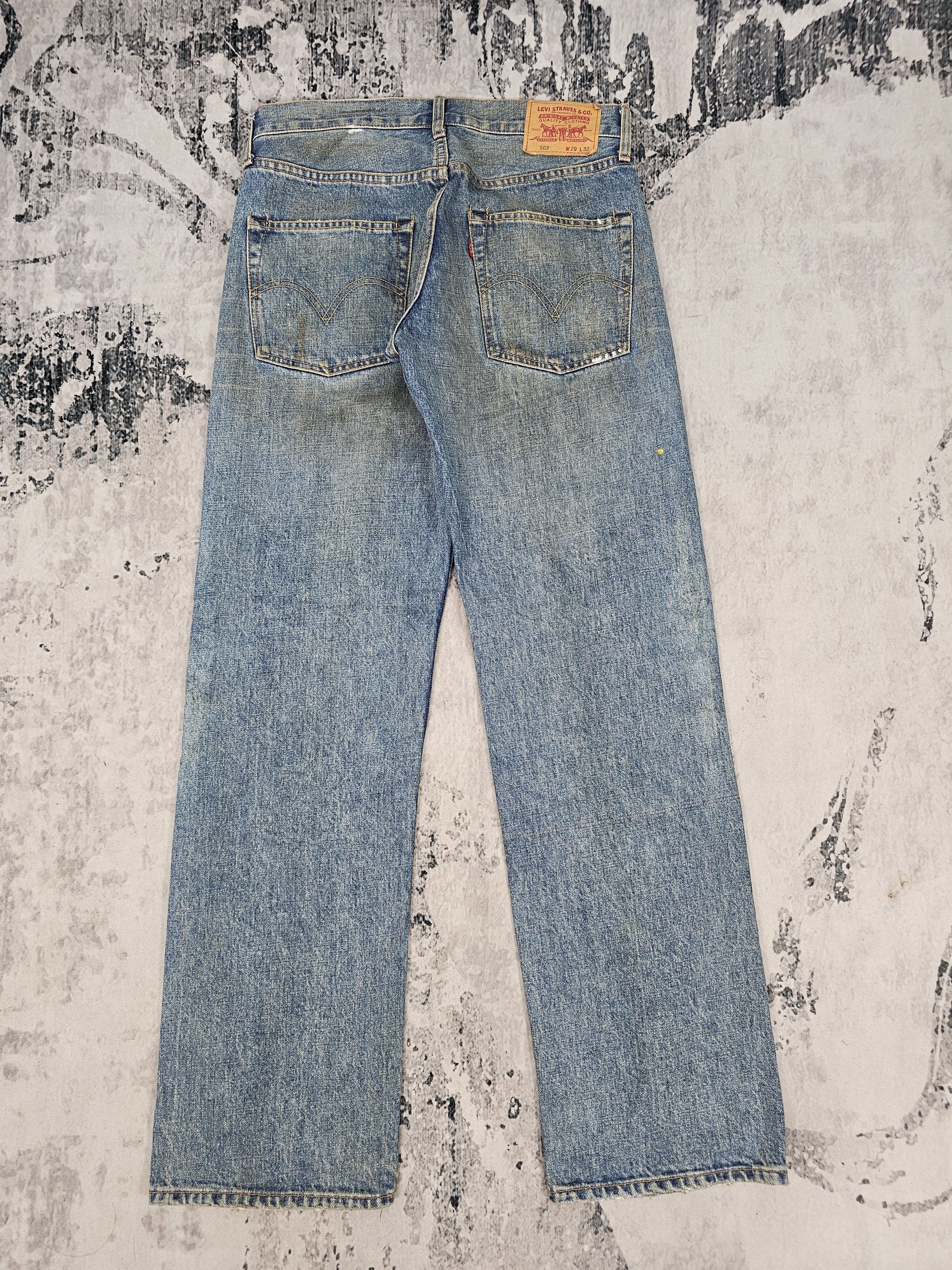 Levi's Vintage Clothing Vtg Levis 503 Rusty Faded Ripped Jeans Size 32X32 L0417 Size US 32 / EU 48 - 2 Thumbnail