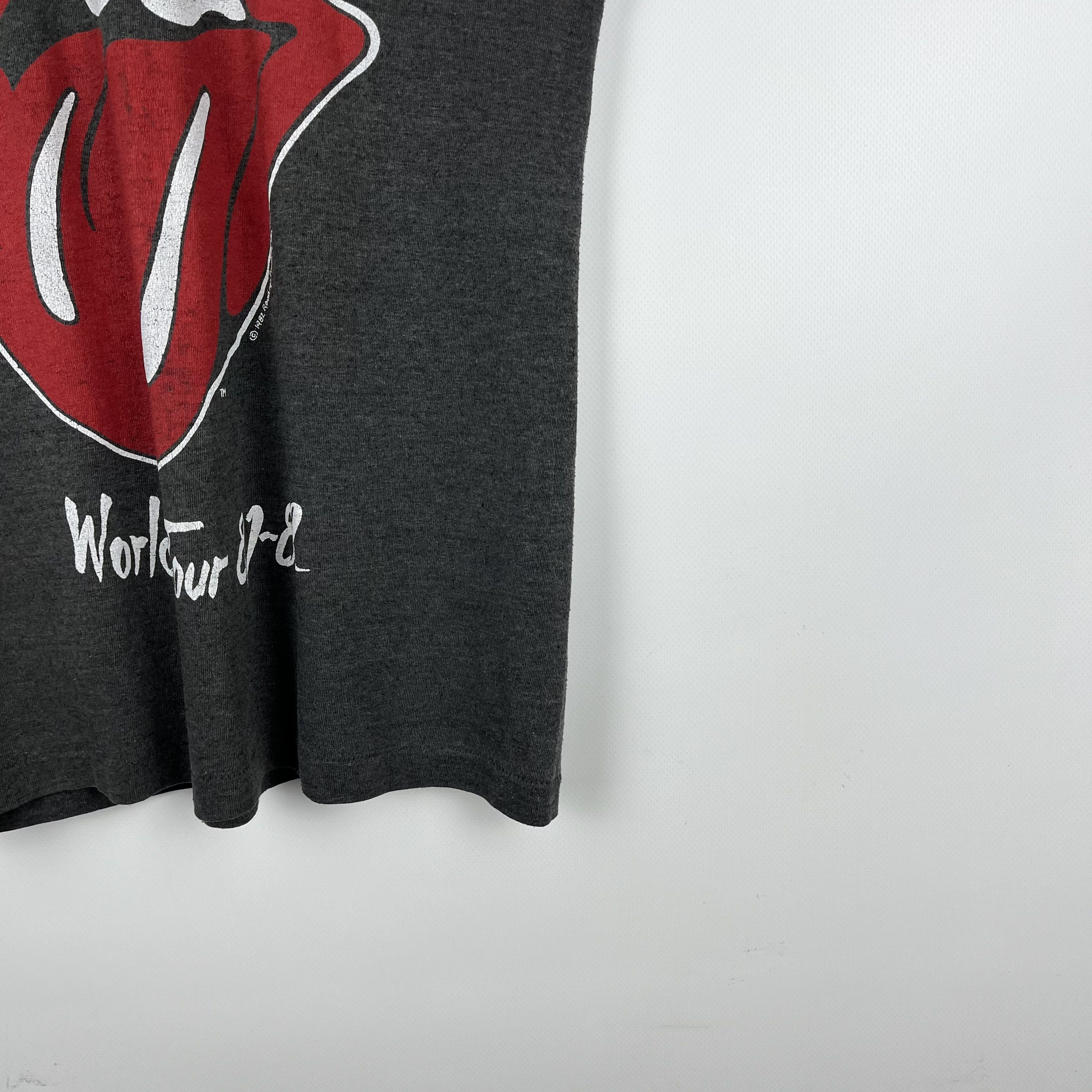 Band Tees Vintage The Rolling Stones Rock Band Tour T Shirt 1981/1982 Size US S / EU 44-46 / 1 - 3 Thumbnail