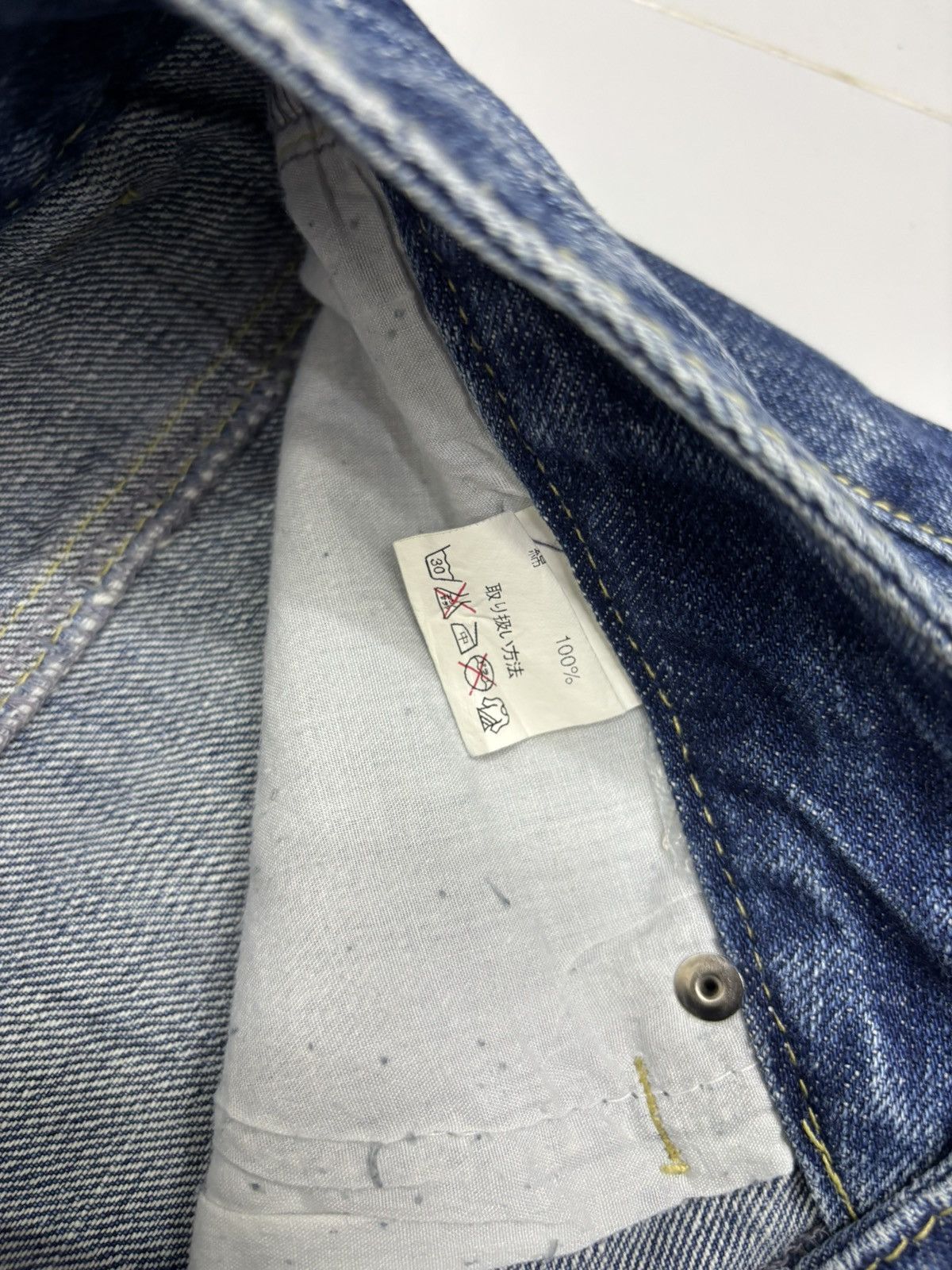 GOSTAR DE FUGA × Hysteric Glamour × Japanese Brand Y2K Barfait Empereur Flare Jeans Patchwork Japanese Denim Size US 30 / EU 46 - 12 Thumbnail
