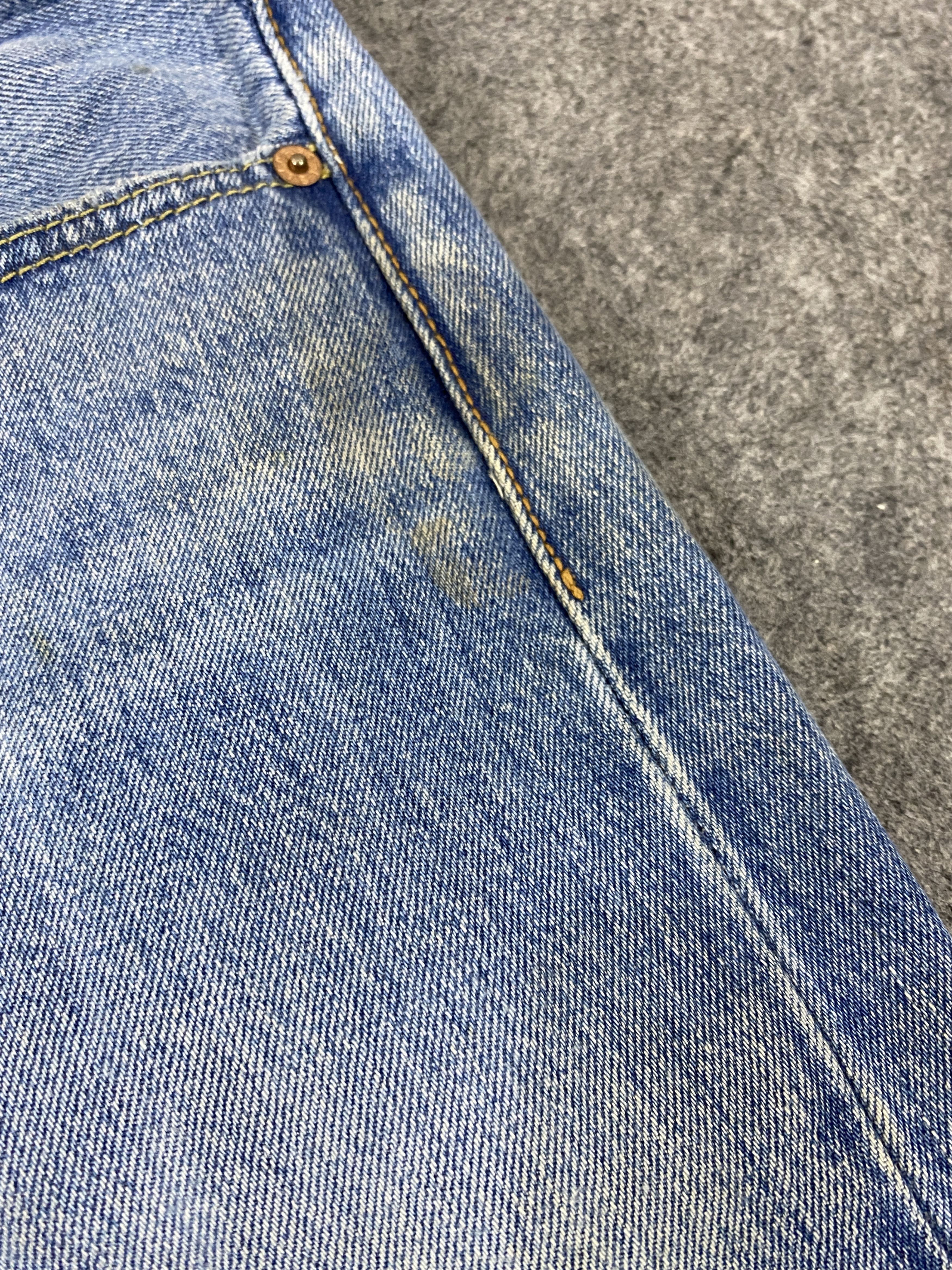 Levi's Dirty Distressed Blue Vintage Levi's 501 32x31.5 -JN2392 Size US 32 / EU 48 - 14 Thumbnail