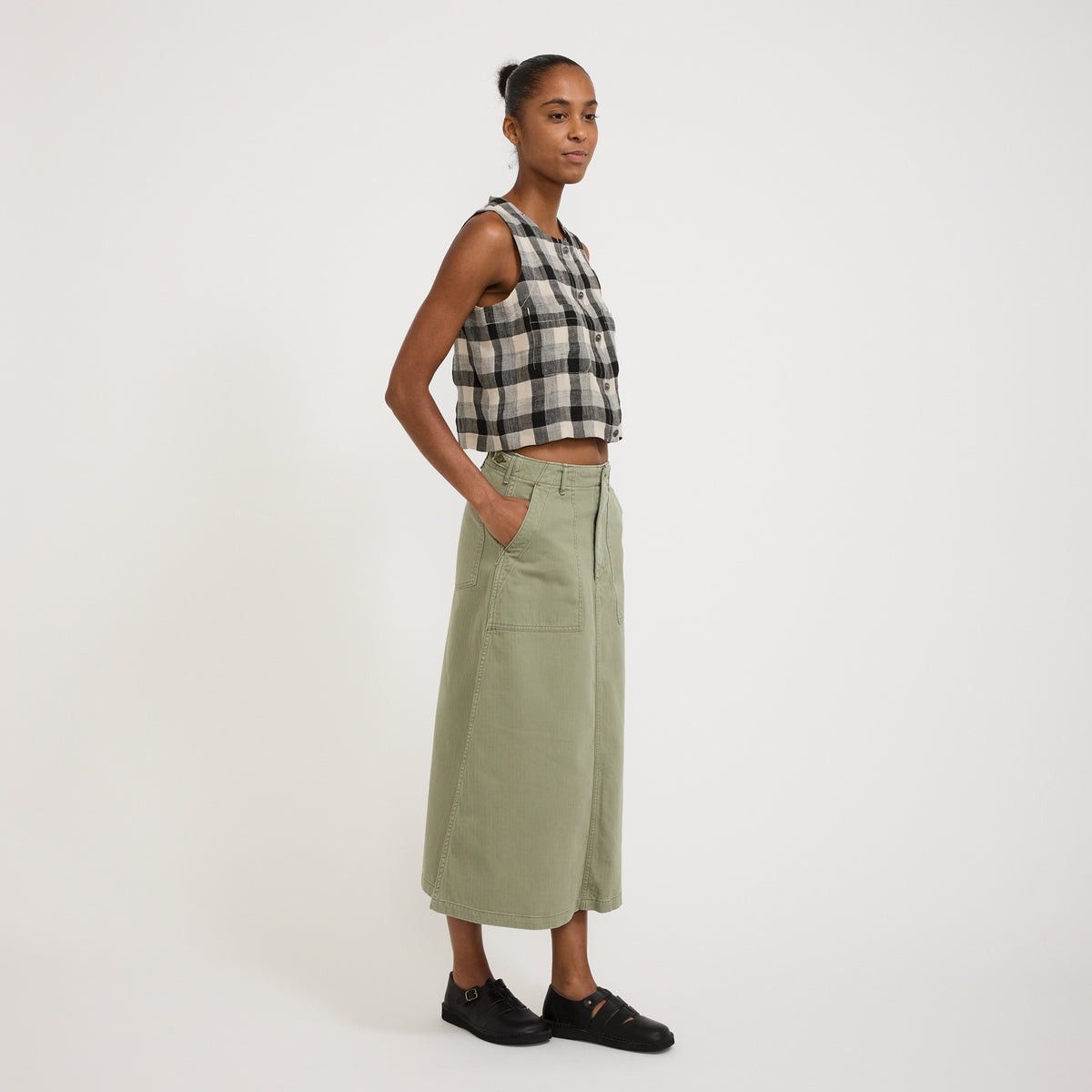 Orslow Orslow fatigue skirt with back buckle Size 27" / US 4 / IT 40 - 8 Thumbnail