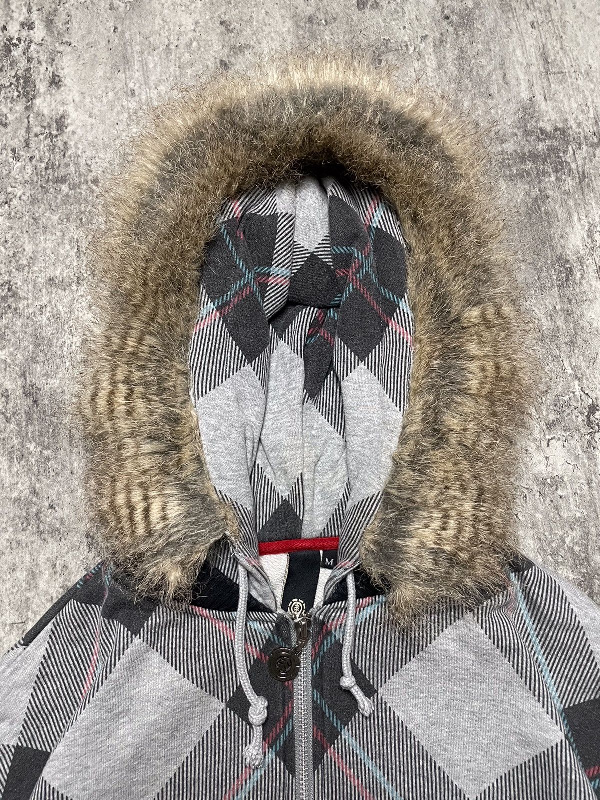 Hysteric Glamour Y2K Element Plaid Fur Hoodie Zipper Size US M / EU 48-50 / 2 - 3 Thumbnail