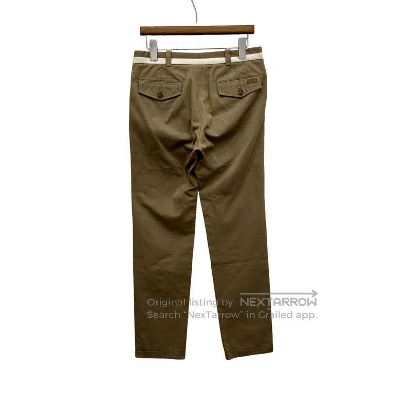 Gucci Gucci Leather Logo khaki casual pants Size US 28 / EU 44 - 2 Thumbnail