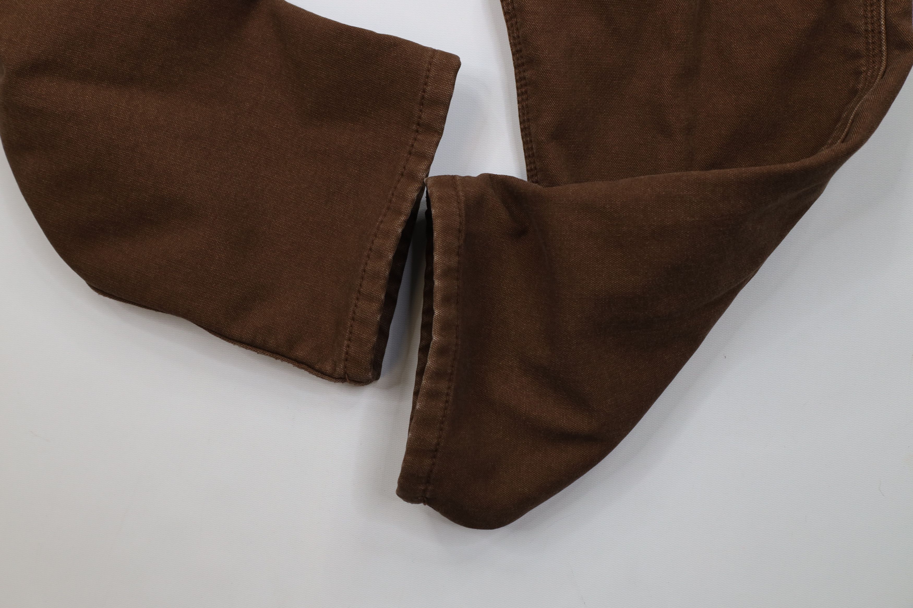 Vintage Vintage Streetwear Fleece Lined Canvas Straight Leg Pants Size US 36 / EU 52 - 8 Thumbnail