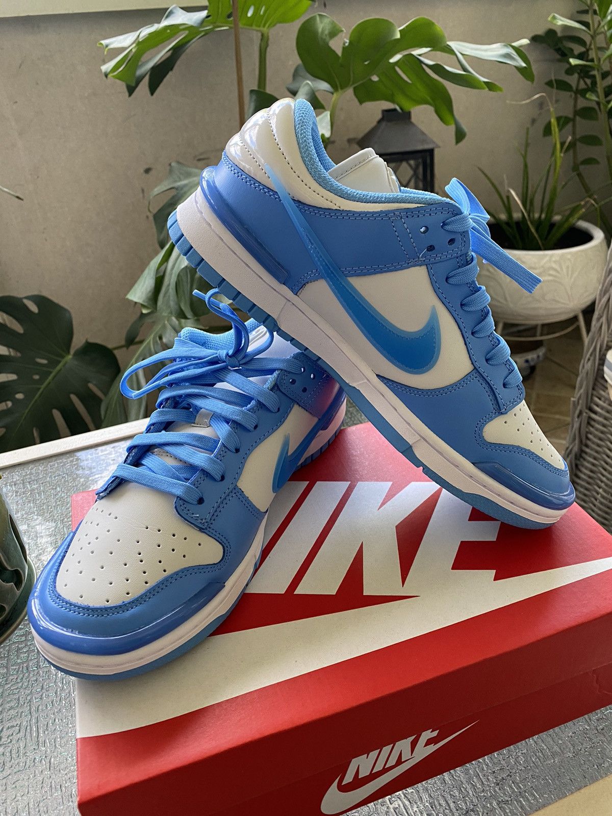 image of Nike Dunk Low Twist University Blue Shoes, Women's (Size 9.5)