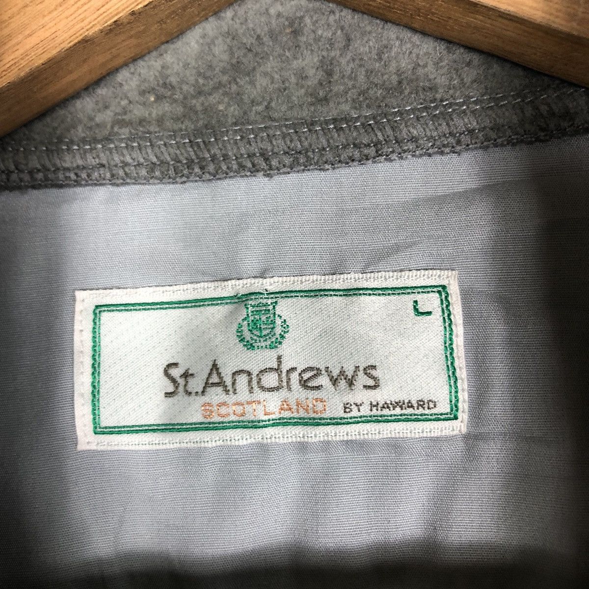 Japanese Brand × Vintage Vintage Wool Bomber Jacket St. Andrew Scotland Multi Colour Size US L / EU 52-54 / 3 - 20 Thumbnail