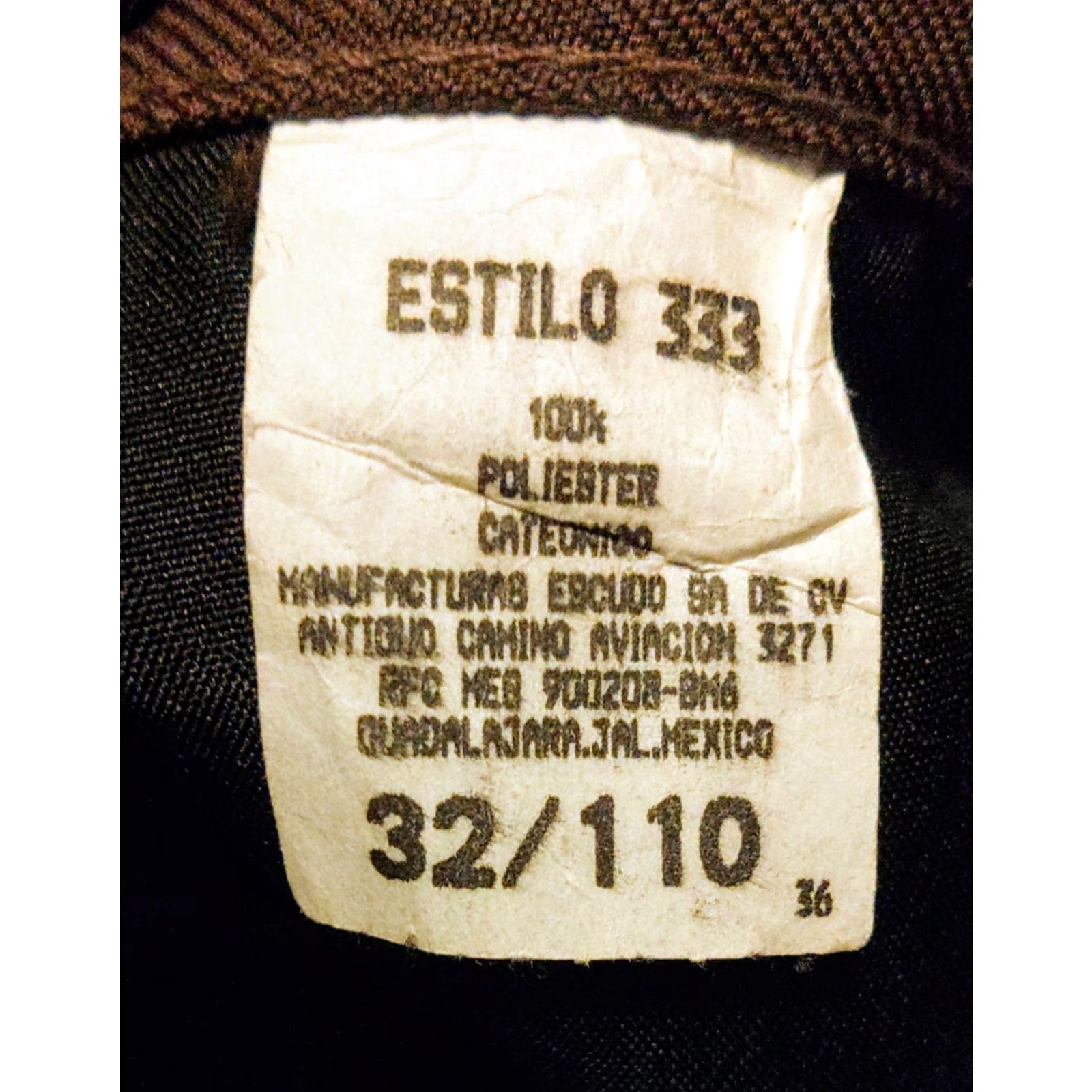 Vintage VINTAGE Escudo 333 Estilo Men's Brown Cowboy Jeans Shirt Category: Jeans? Size US 32 / EU 48 - 6 Thumbnail