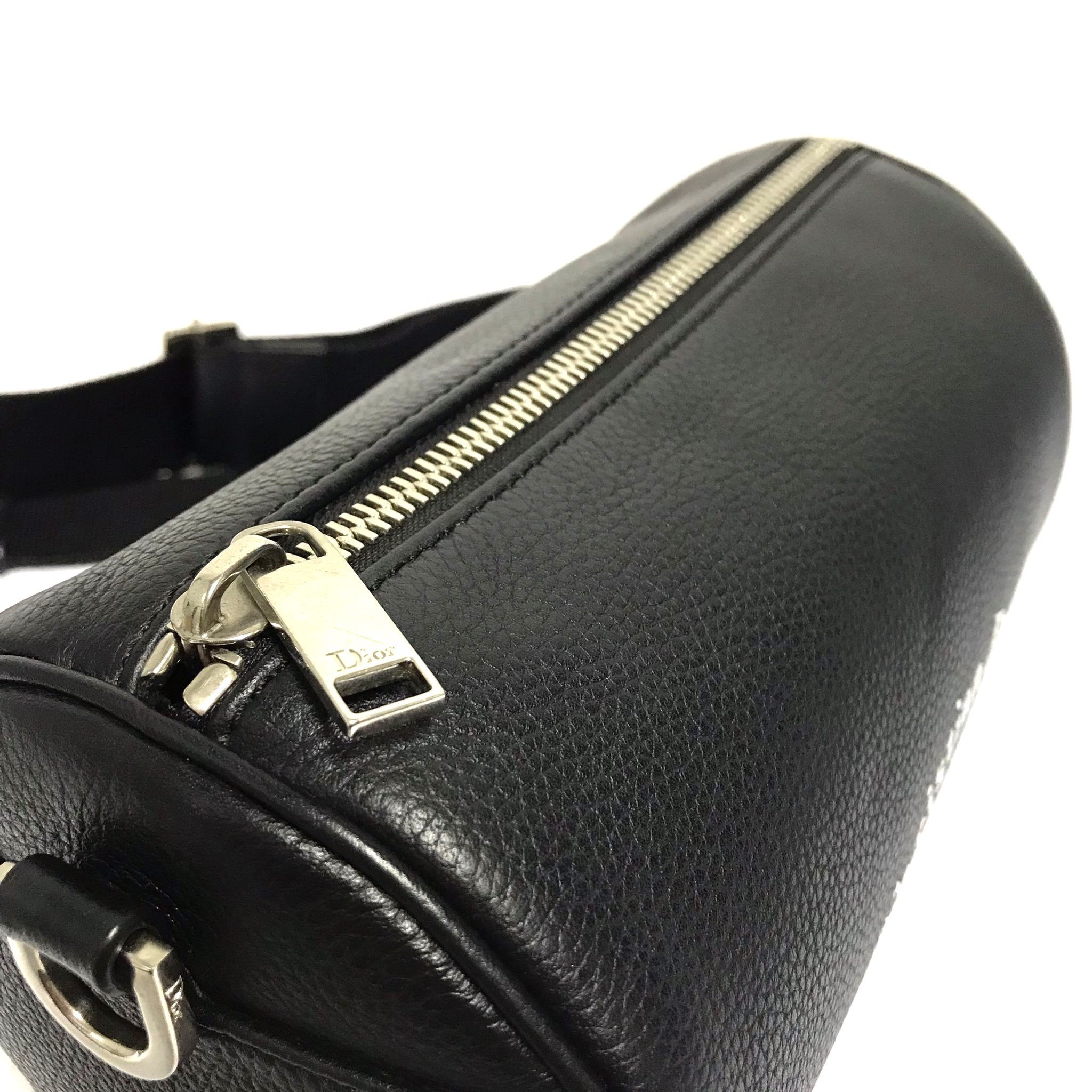 Christian Dior Monsieur Christian Dior Atelier Mens Roller Pouch in Black Size ONE SIZE - 9 Thumbnail