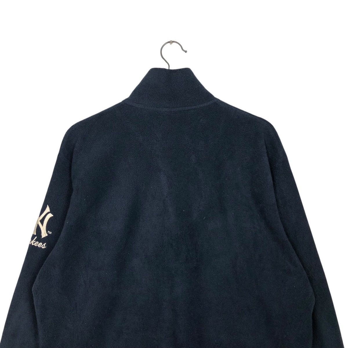 MLB × New York Yankees × Uniqlo 📌Vintage Fleece Half Zipper Jacket Mlb New York Yankees Size US L / EU 52-54 / 3 - 10 Thumbnail