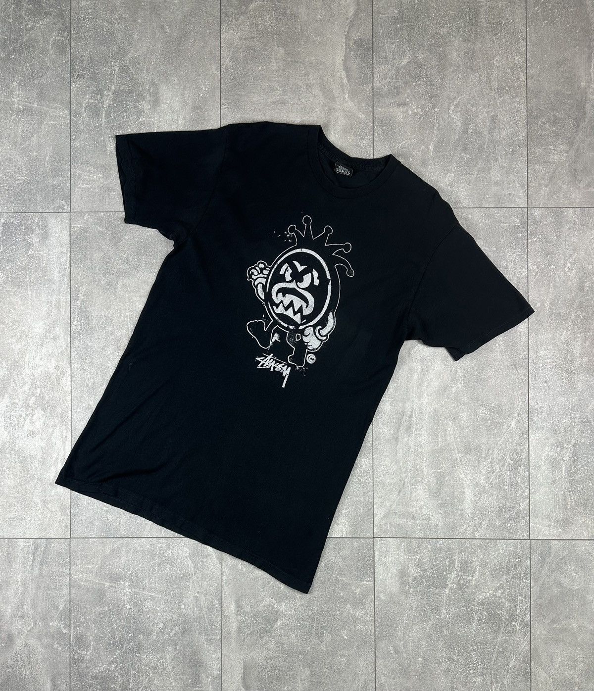 Stussy Stussy Link Man Overprint Logo T-Shirt Size US M / EU 48-50 / 2 - 1 Thumbnail