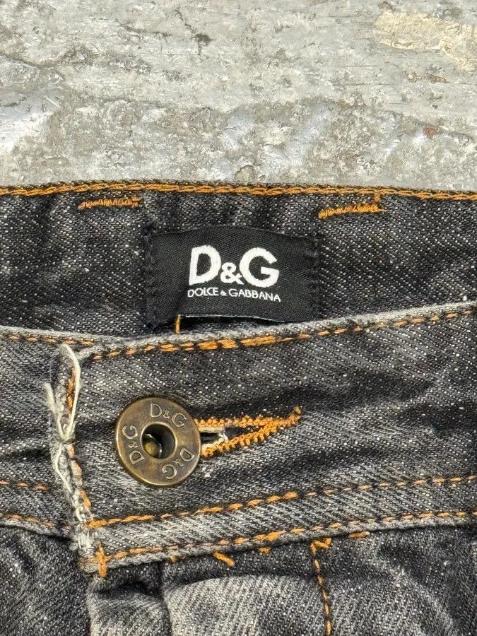 Dolce & Gabbana 2000s Dolce & Gabbana Grey Distressed Denim Jeans Size US 34 / EU 50 - 10 Thumbnail