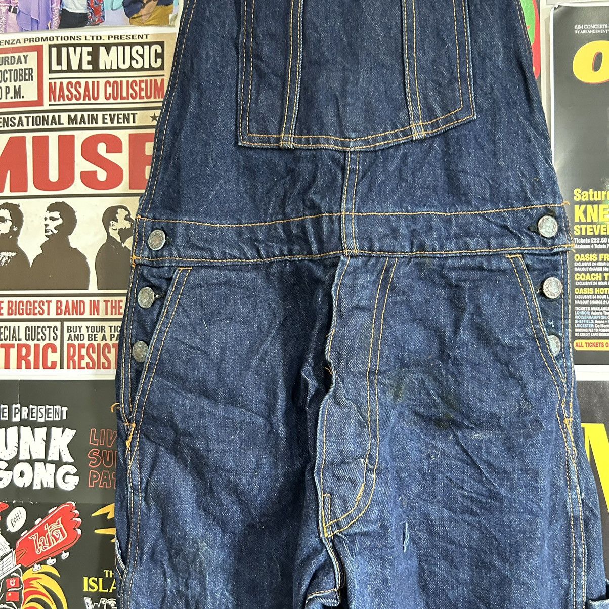 Vintage Vintage Canvas Carpenter Bid Overall Blue Denim Size US 30 / EU 46 - 5 Thumbnail
