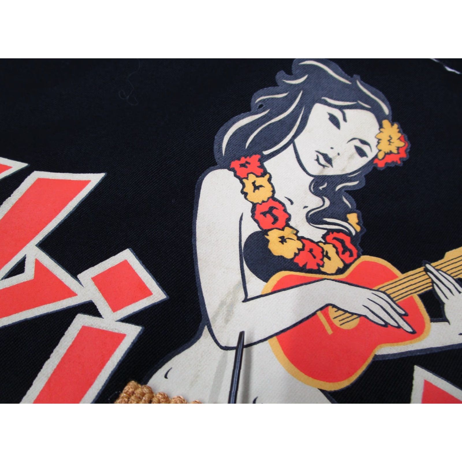 Vintage Cruisin USA Mens Large Black Button-Up Shirt - Vintage? No - 50s 60s Hawaiian Tiki Hula Girl Bowling Graphic Theme, City, Retro, Rock, Tropical Size US L / EU 52-54 / 3 - 5 Thumbnail