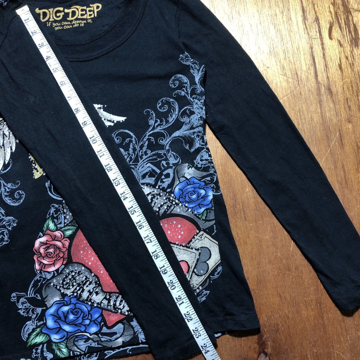 Japanese Brand × Seditionaries Inspired Ed Hardy Dig Deep Long Sleeves Tee Size S / US 4 / IT 40 - 17 Thumbnail