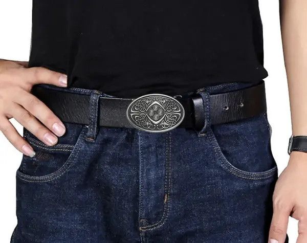 Cowboy Equipment Mikami x Mako Oval Celtic Knot belt buckle ( no belt ) Size ONE SIZE - 6 Thumbnail