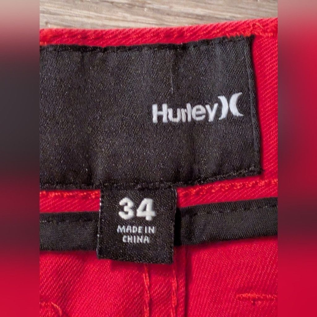 Hurley Hurley Red Chino Pants Size 34 Size US 34 / EU 50 - 3 Thumbnail