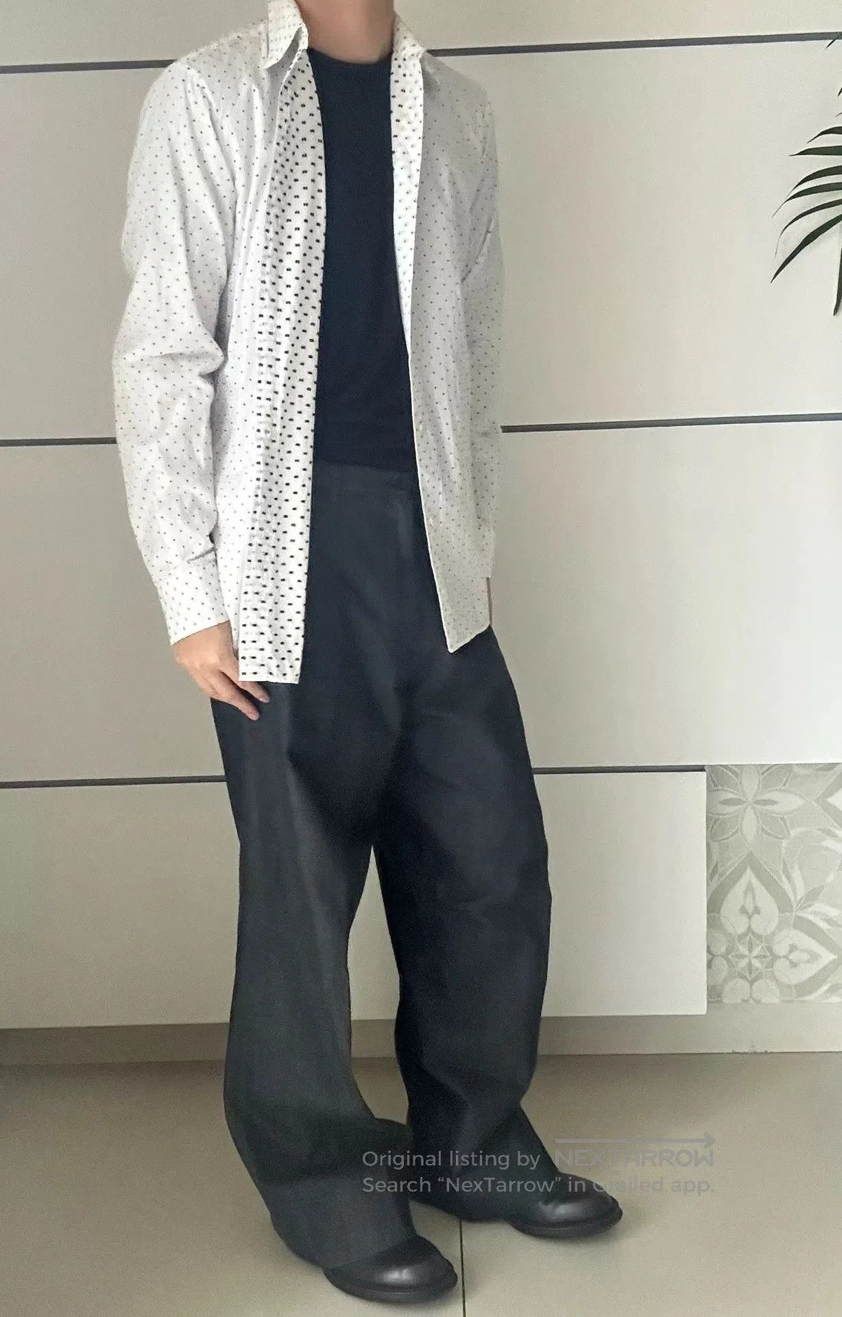 Ann Demeulemeester Ann Demeulemeester Embroidered Polka Dot Shirt. Size L / US 10 / IT 46 - 6 Thumbnail