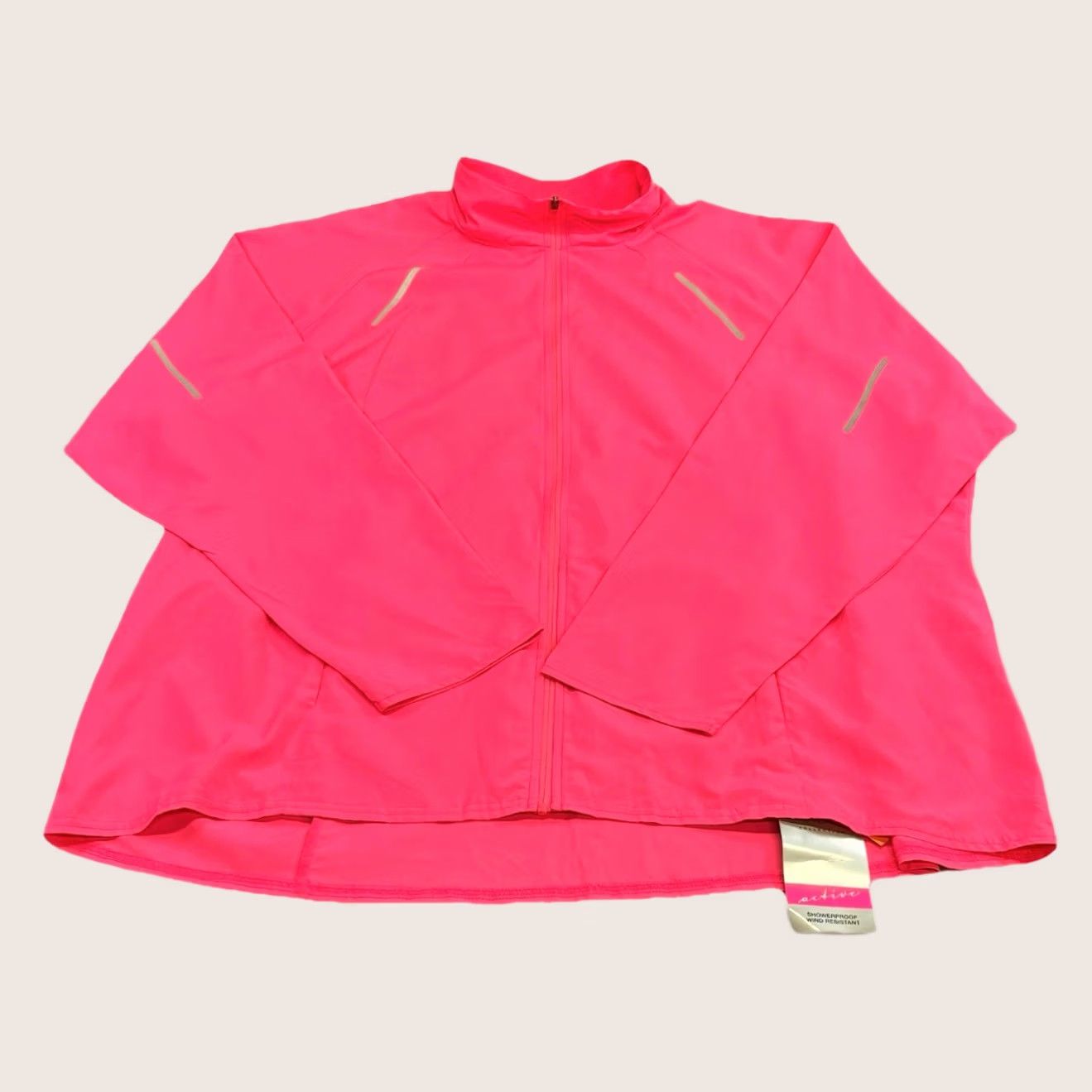 Marks & Spencer VINTAGE? No. M&S Active Fitness Jacket UK22 Neon Pink Showerproof Women’s BNWT with Tags Size 3XL / US 20-22 - 1 Thumbnail