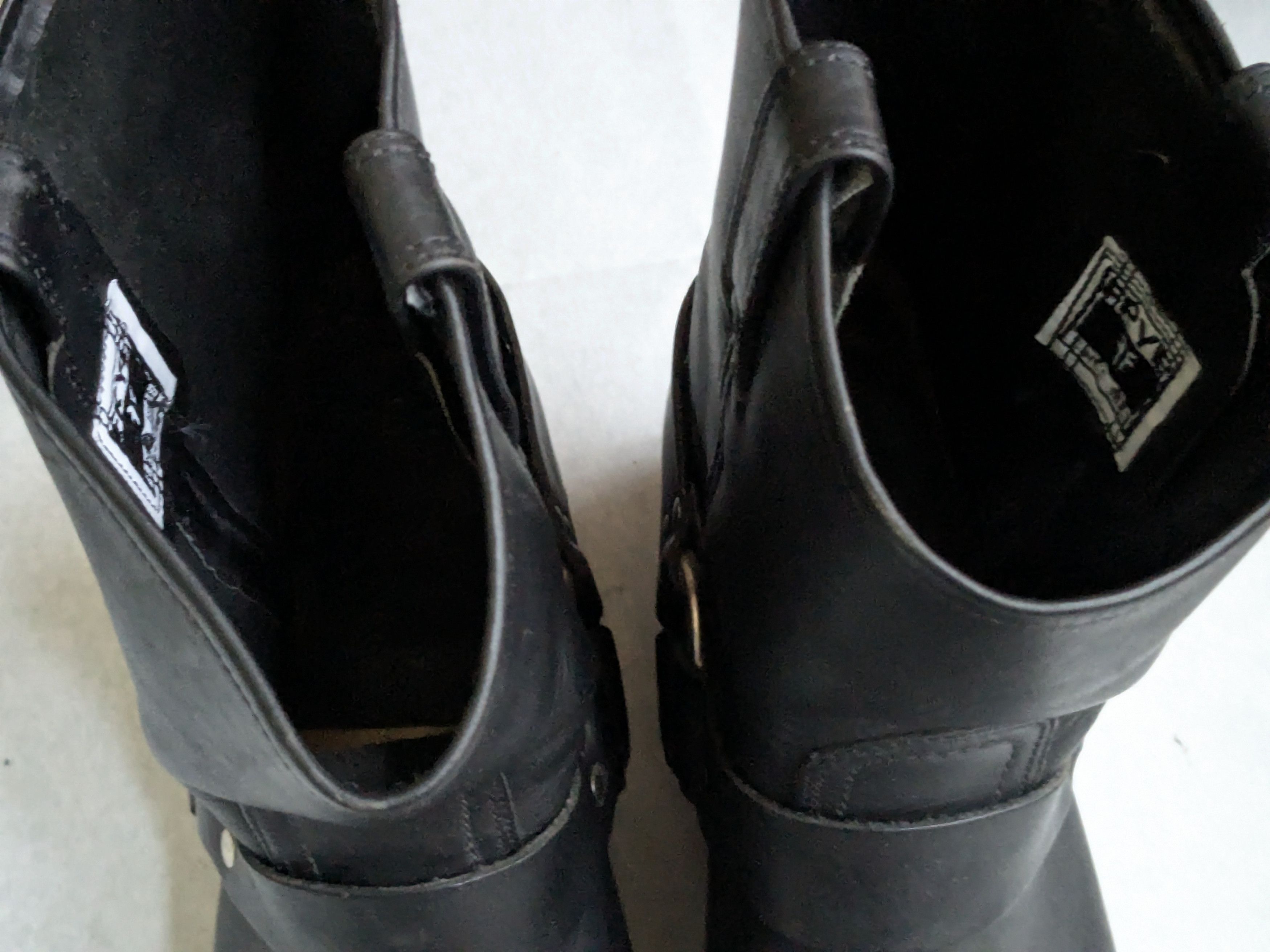 Frye Frye Harness Boots Black 13 M Leather Size US 13 / EU 46 - 2 Thumbnail
