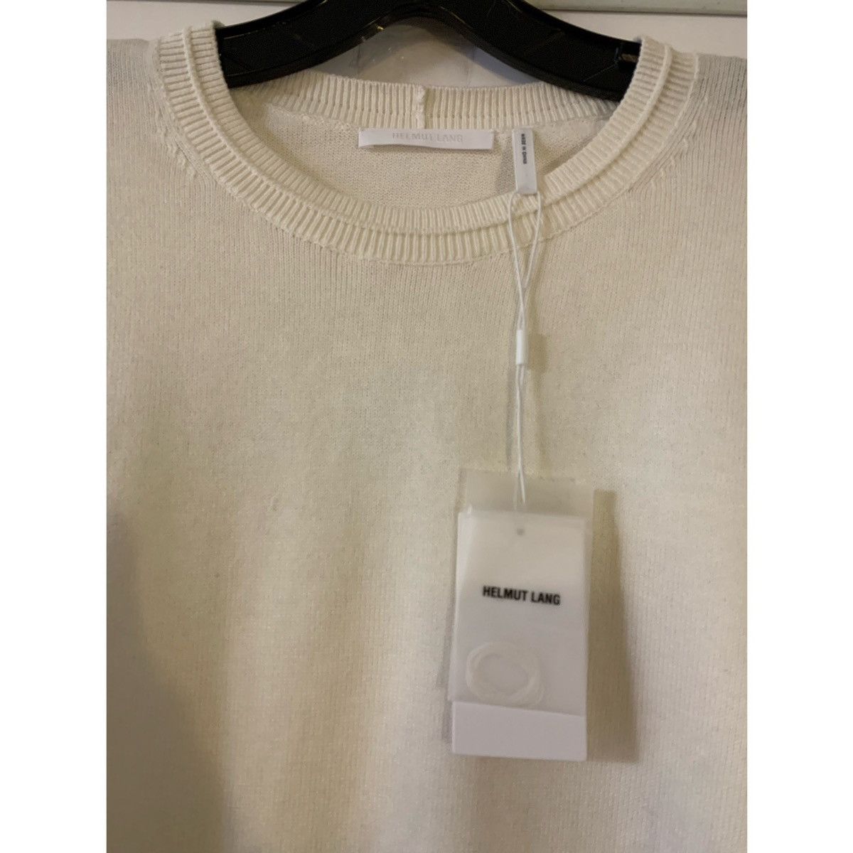 Helmut Lang HELMUT LANG LOGO CREW KNIT Size US L / EU 52-54 / 3 - 12 Thumbnail