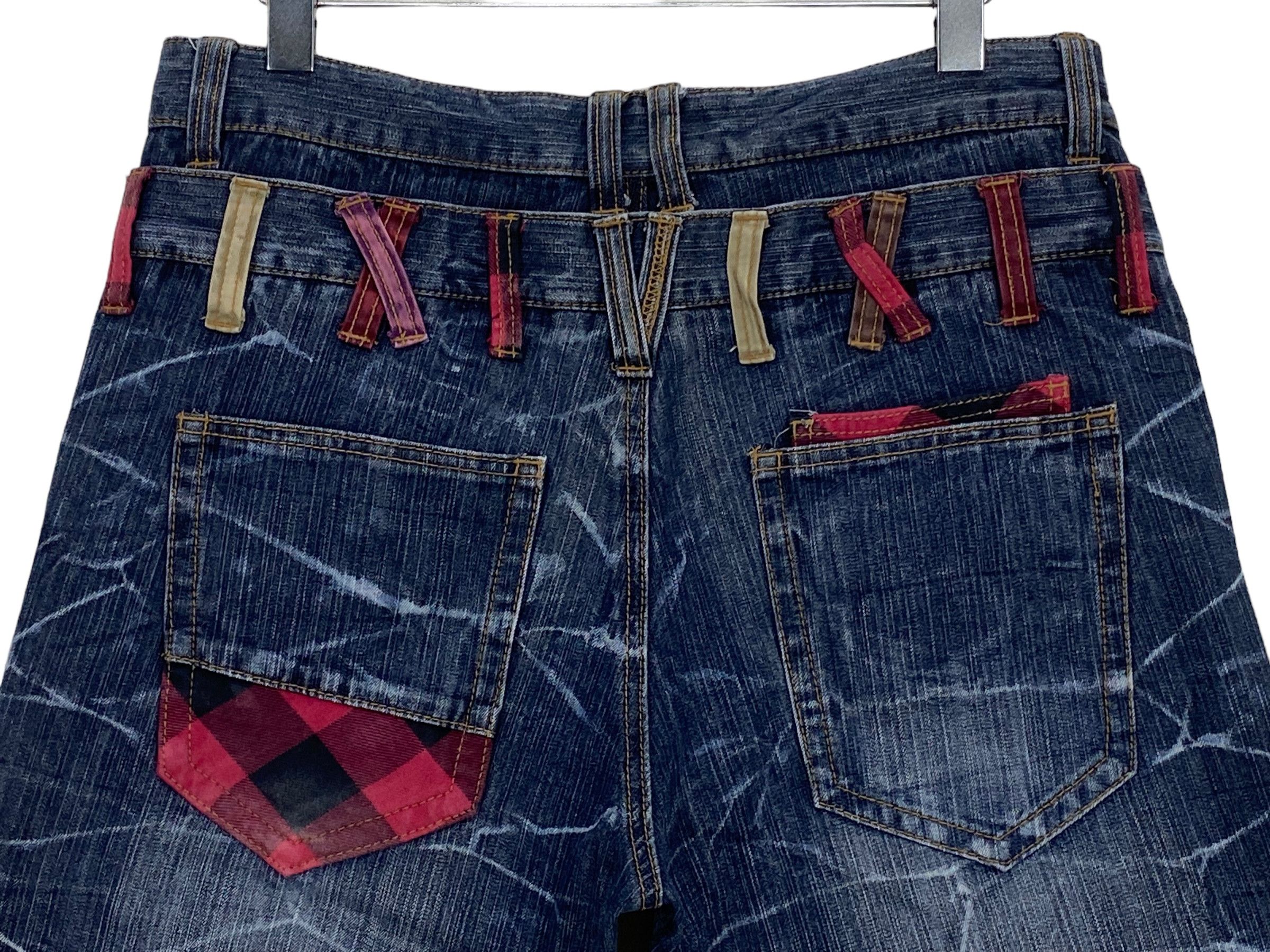 Japanese Brand Nylons Double Waist Short Jeans Japanese Brand jeans Size US 33 - 5 Thumbnail