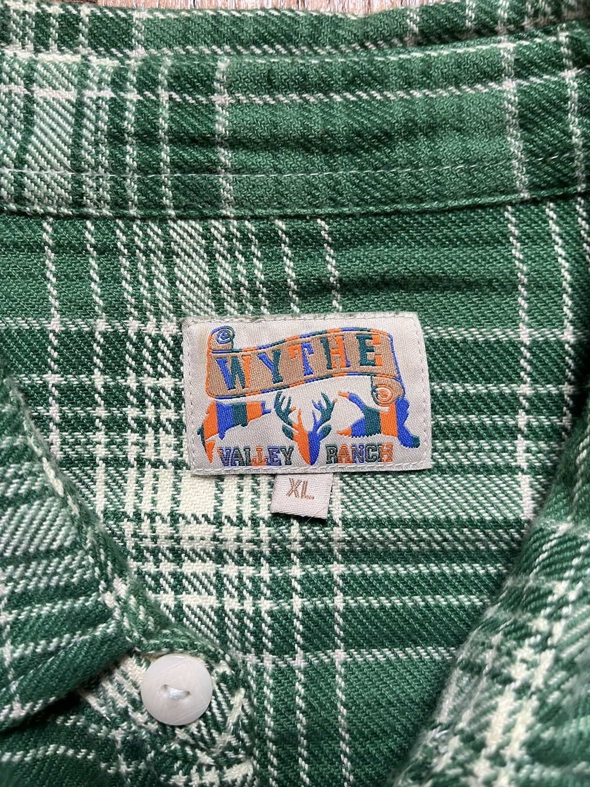 WYTHE Pearlsnap Flannel Size US XXL / EU 58 / 5 - 6 Thumbnail