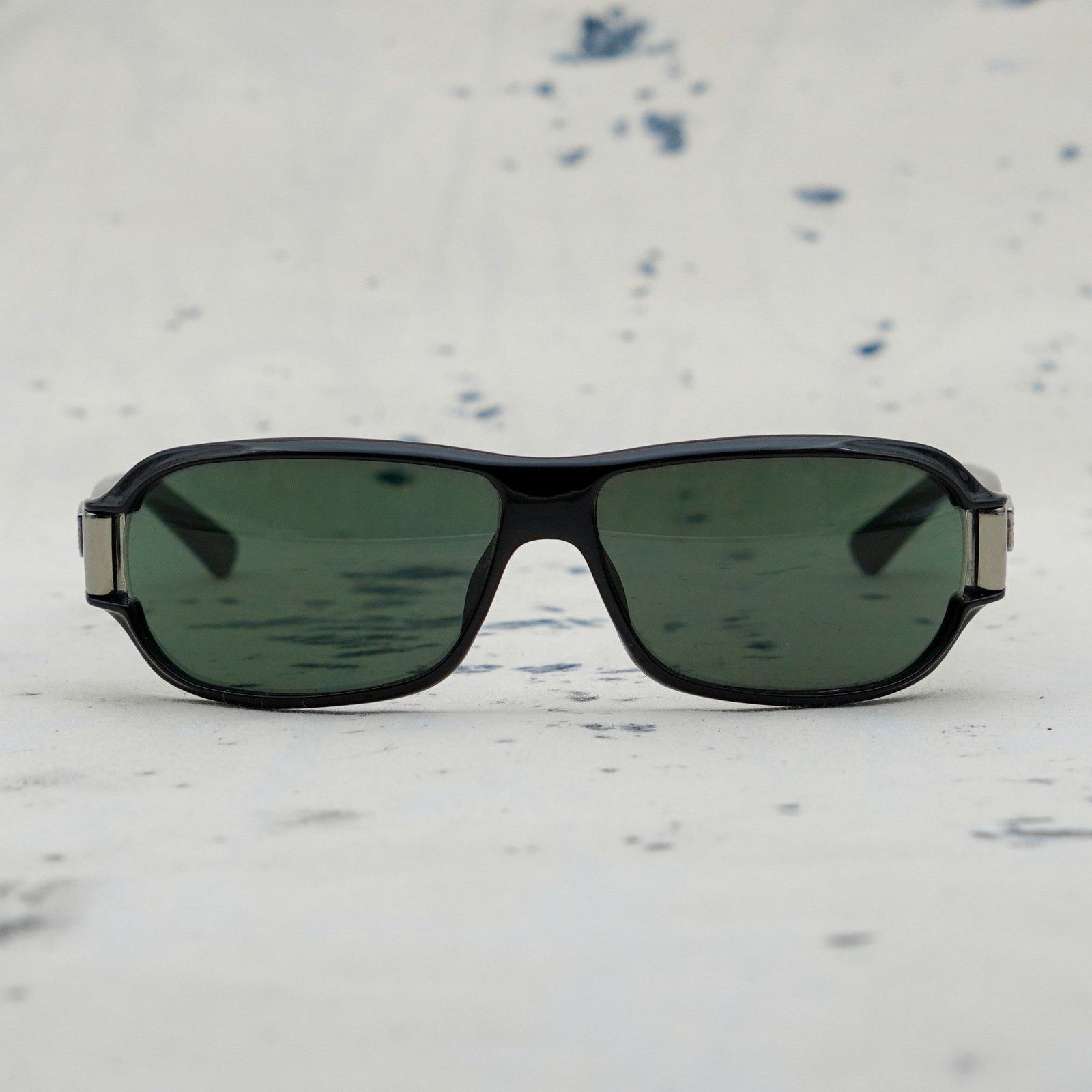 Gucci Gucci gg 2546 black rectangular strass logo y2k sunglasses Size ONE SIZE - 2 Thumbnail