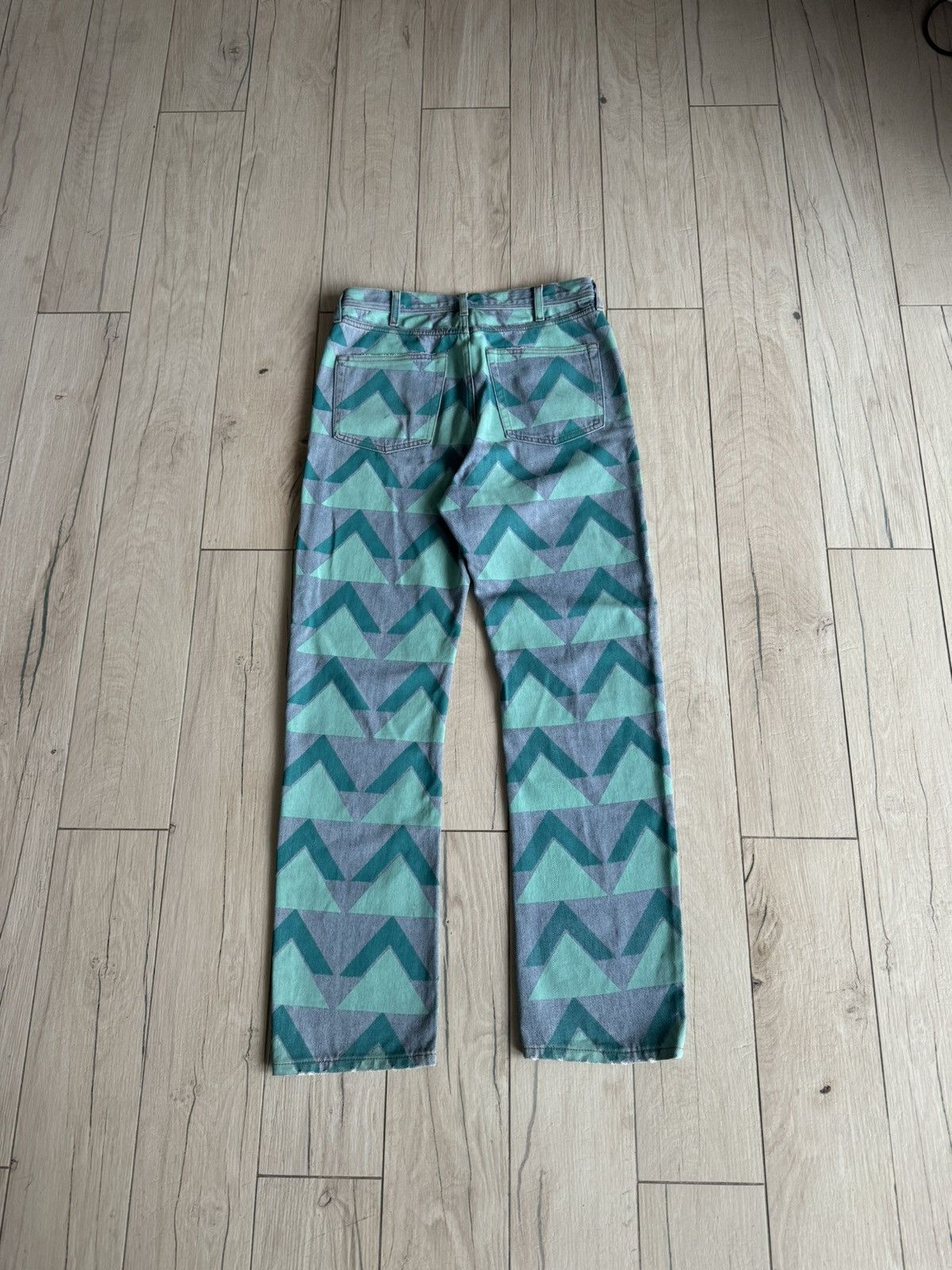 Acne Studios Acne Studios Land Print Denim Pants Size US 30 / EU 46 - 6 Thumbnail