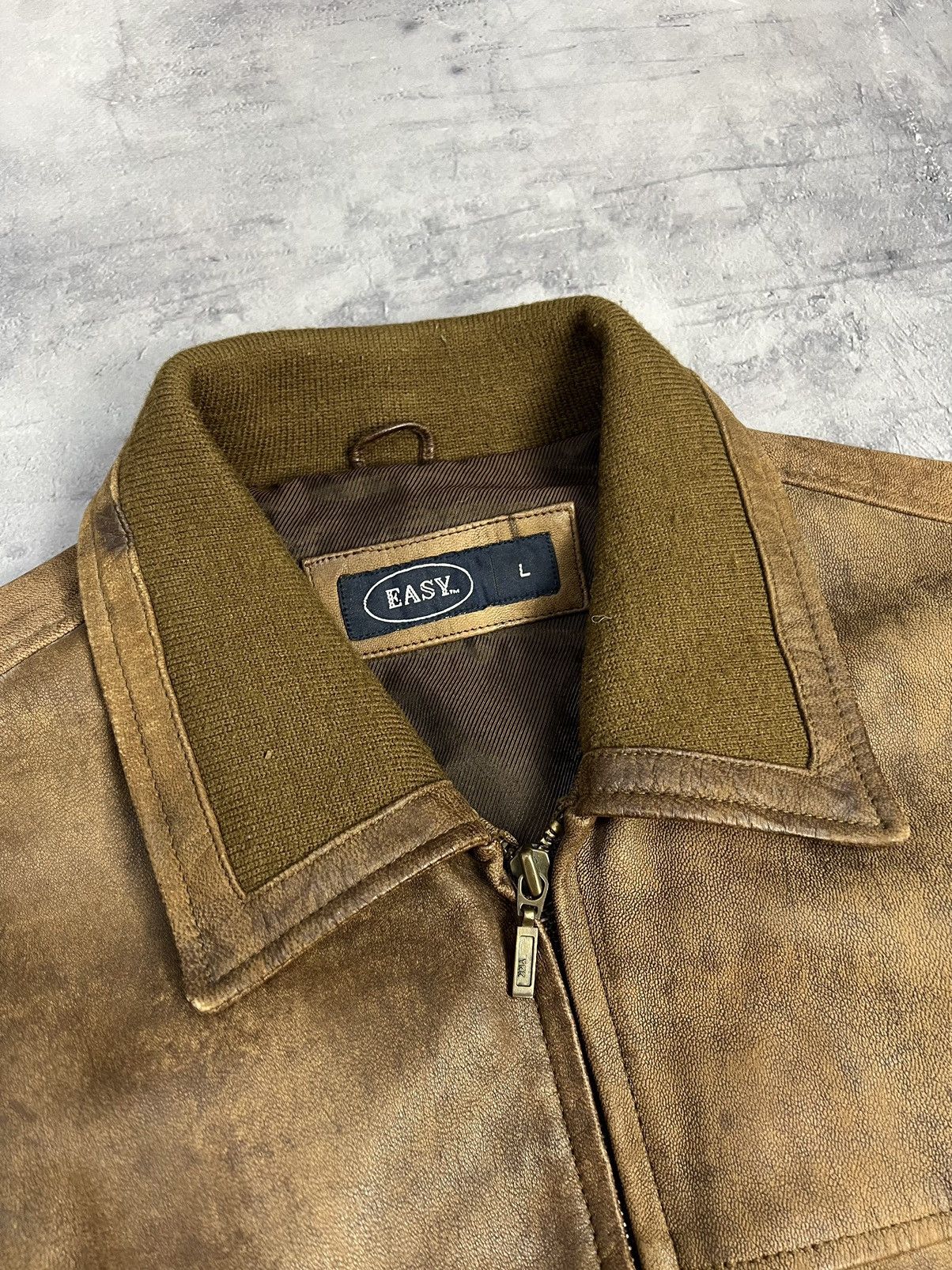 Vintage Vintage Leather Jacket Brown Size L Size US L / EU 52-54 / 3 - 4 Thumbnail