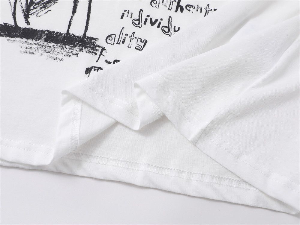 Vintage Men's casual loose cartoon puppy print long-sleeved T-shirt Size US M / EU 48-50 / 2 - 5 Thumbnail