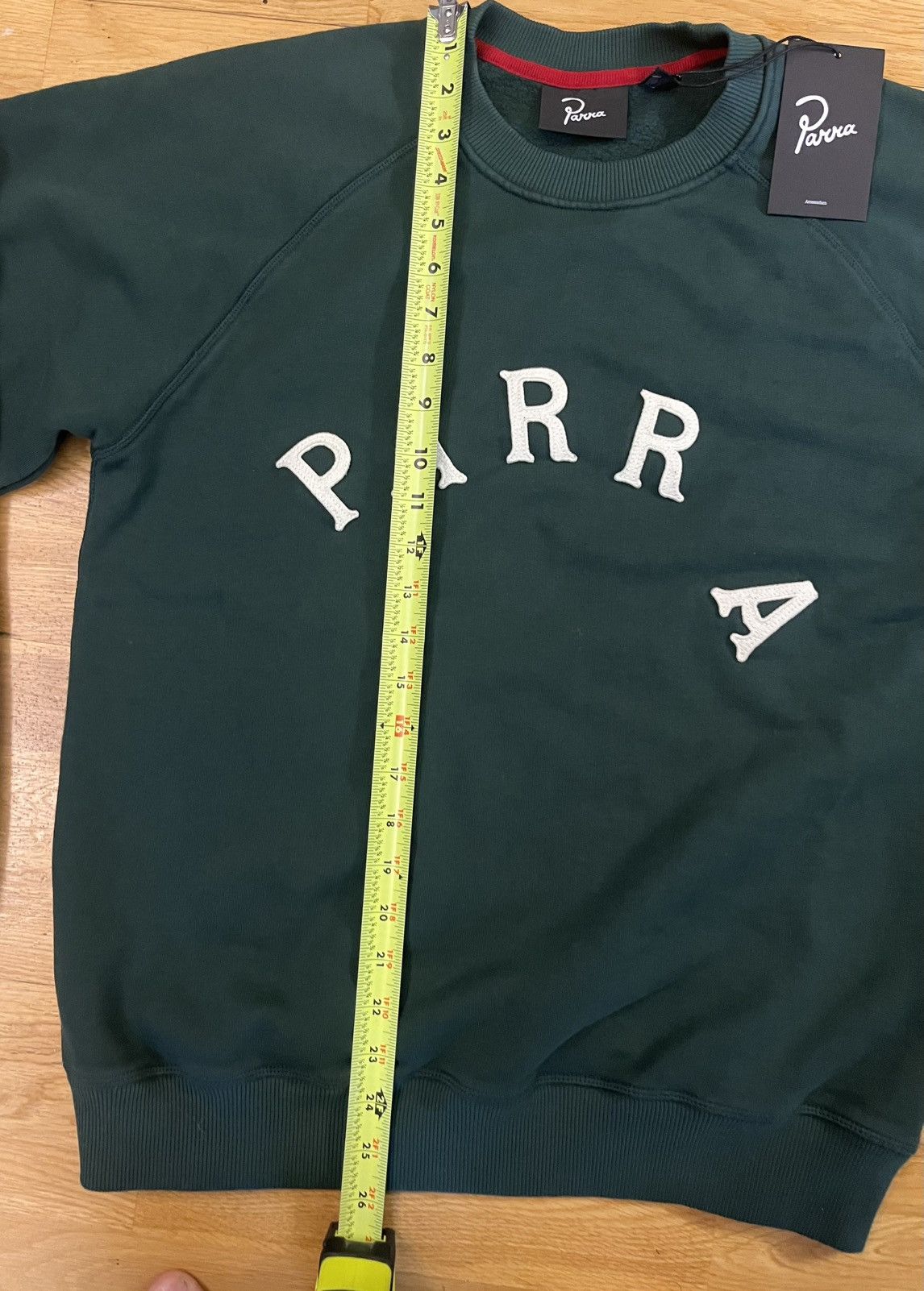 Parra Parra Drunk Parent 2026 Green crewneck sweater Size US S / EU 44-46 / 1 - 3 Thumbnail