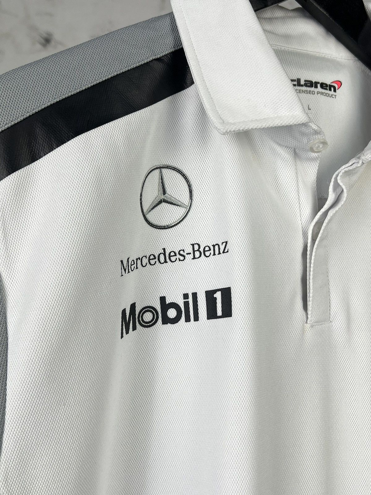 Mercedes-Benz McLaren Mercedes F1 Team Polo Shirt Hugo Boss Motorsport L Size US L / EU 52-54 / 3 - 4 Thumbnail