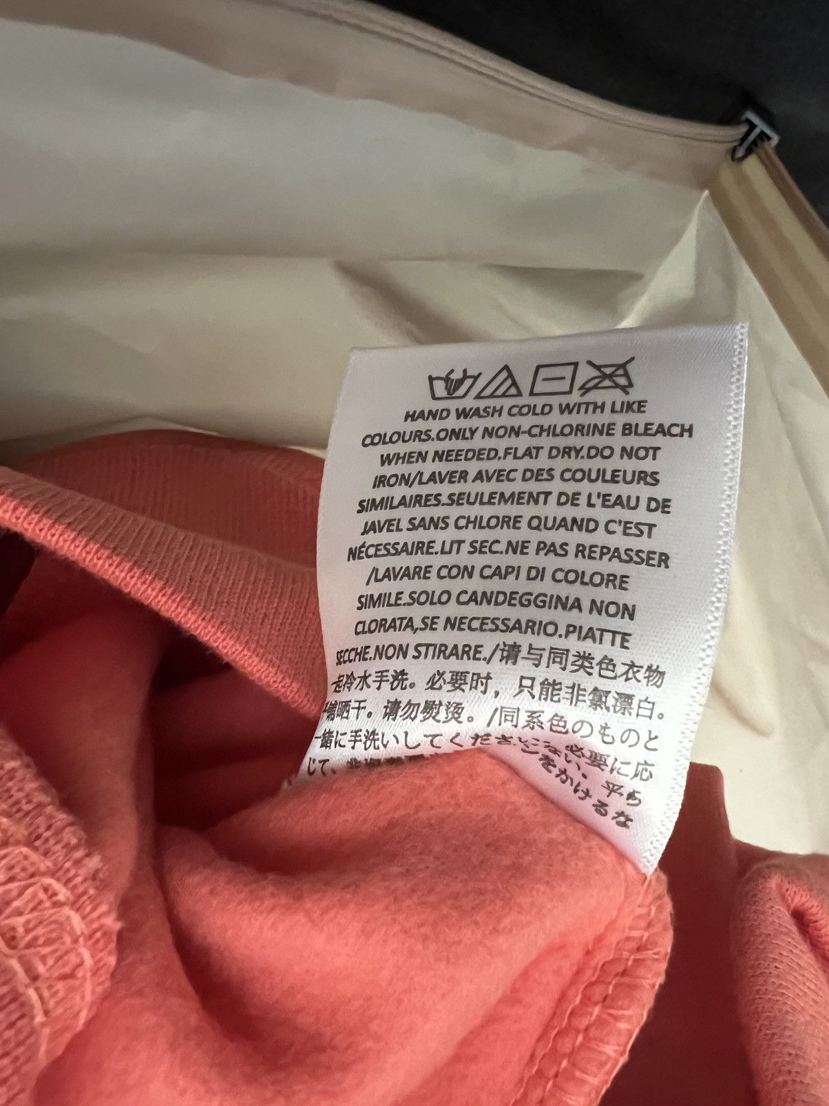 Essentials × Fear of God FEAR OF GOD ESSENTIALS FOG Pink Full Zip Fleece Jacket XXL Size US XXL / EU 58 / 5 - 13 Thumbnail