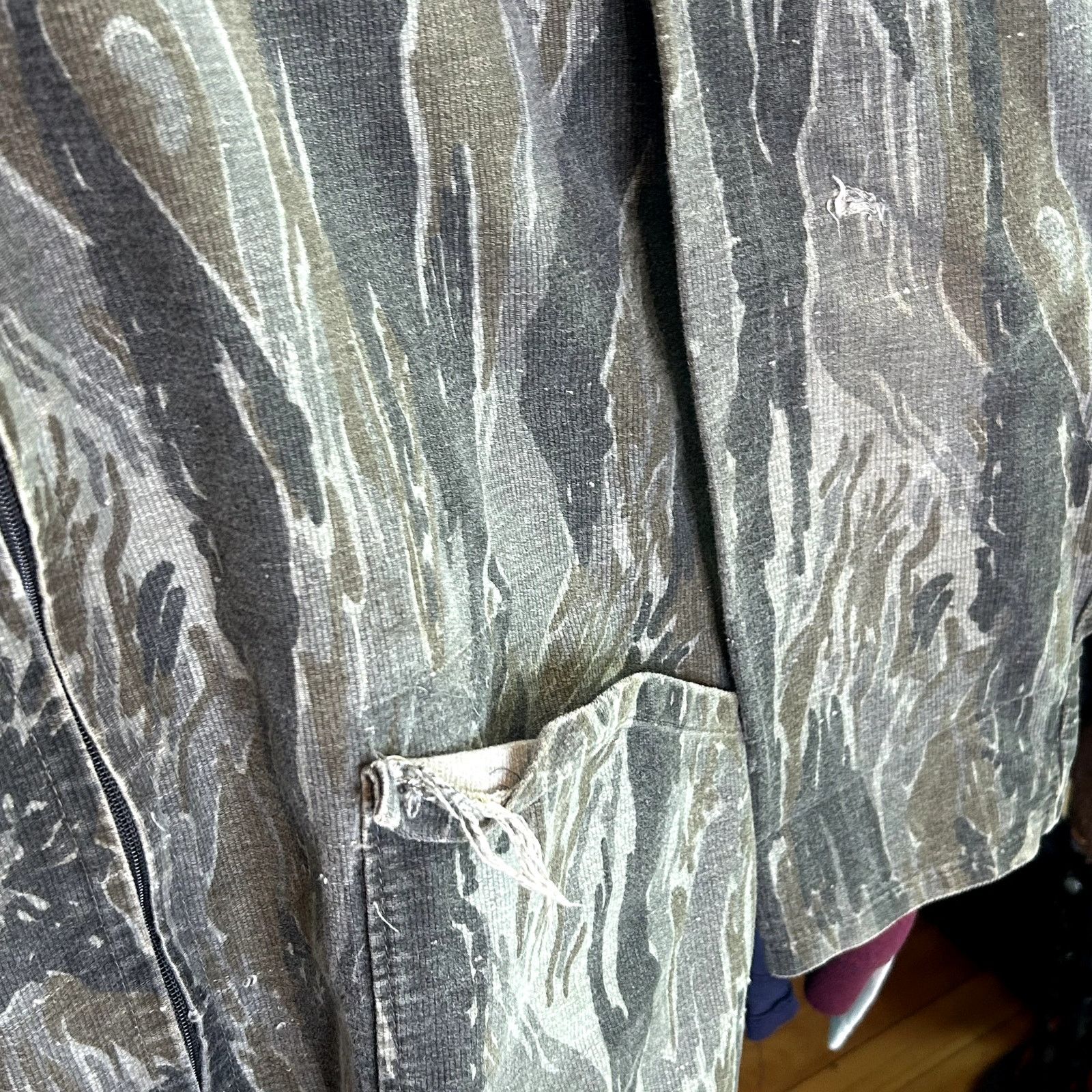 Vintage Vintage 90s Lightweight Camo Zip Up Jacket Medium Size US M / EU 48-50 / 2 - 2 Thumbnail