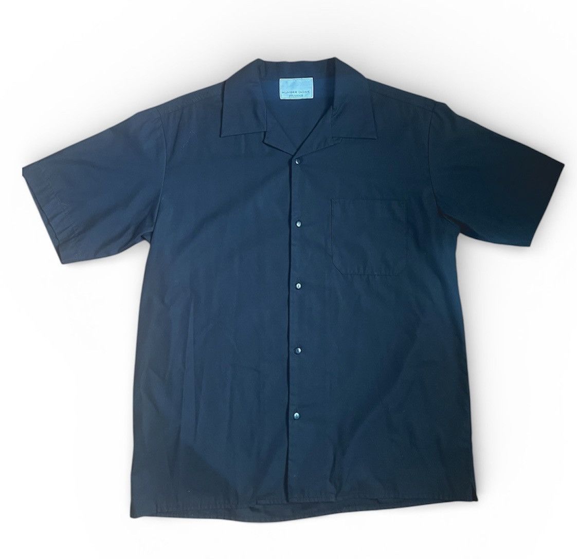 Number (N)ine Number (N)ine Back Logo Open Collar Button Up Size US M / EU 48-50 / 2 - 2 Thumbnail