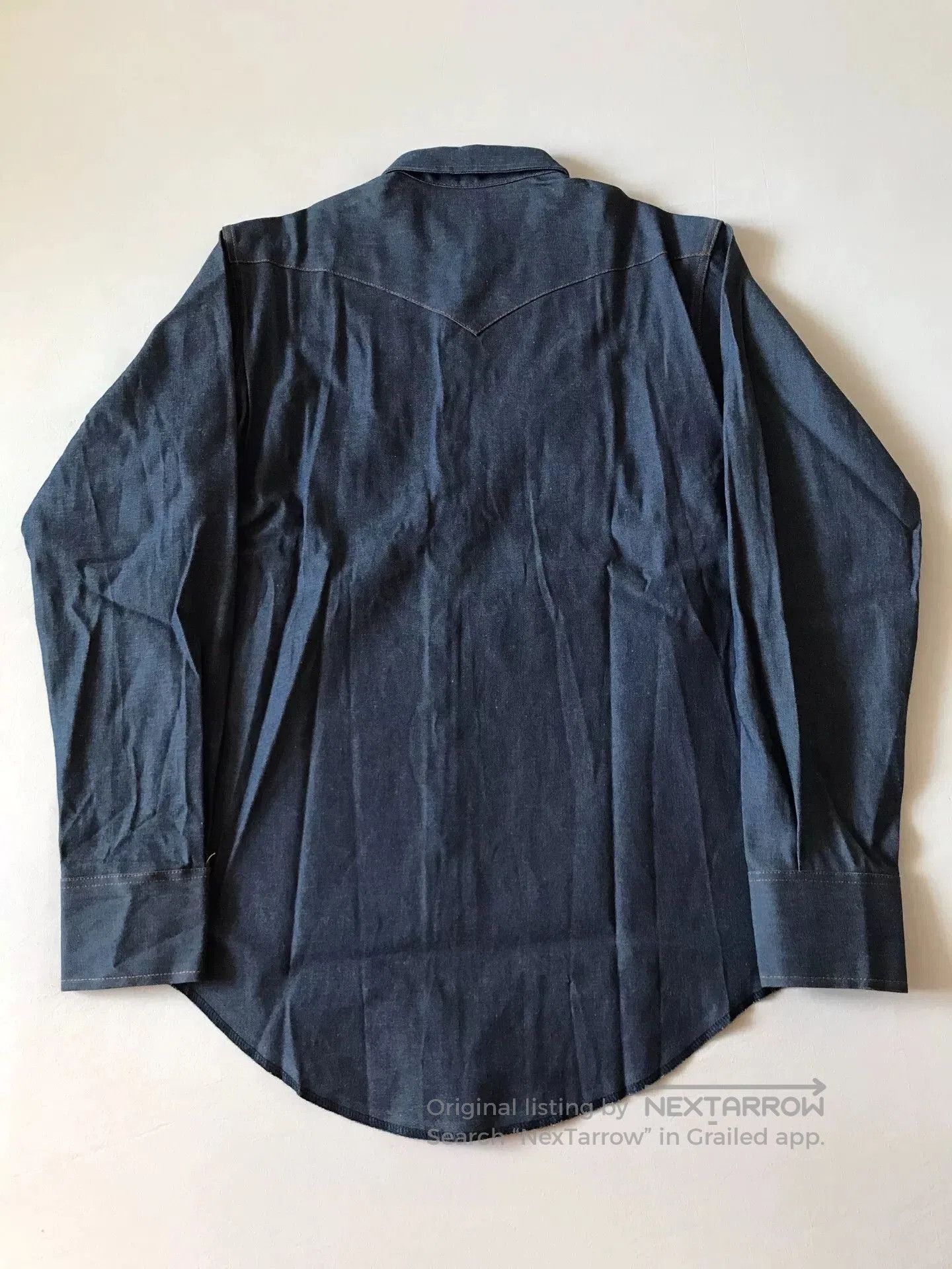 Wrangler Wrangler 70127MW Western Denim Shirt. Size US M / EU 48-50 / 2 - 2 Thumbnail