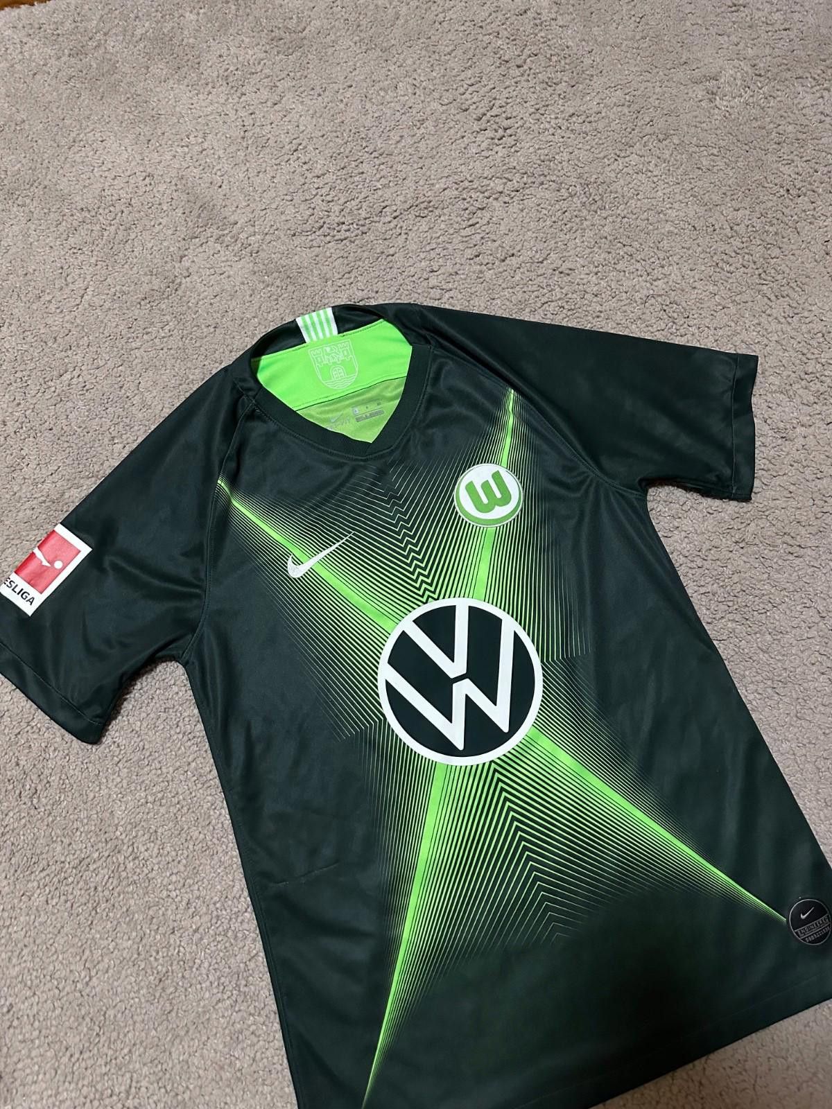 Nike VFL WOLFSBURG 2019/20 Home Football Shirt Soccer Jersey Nike Size US S / EU 44-46 / 1 - 3 Thumbnail