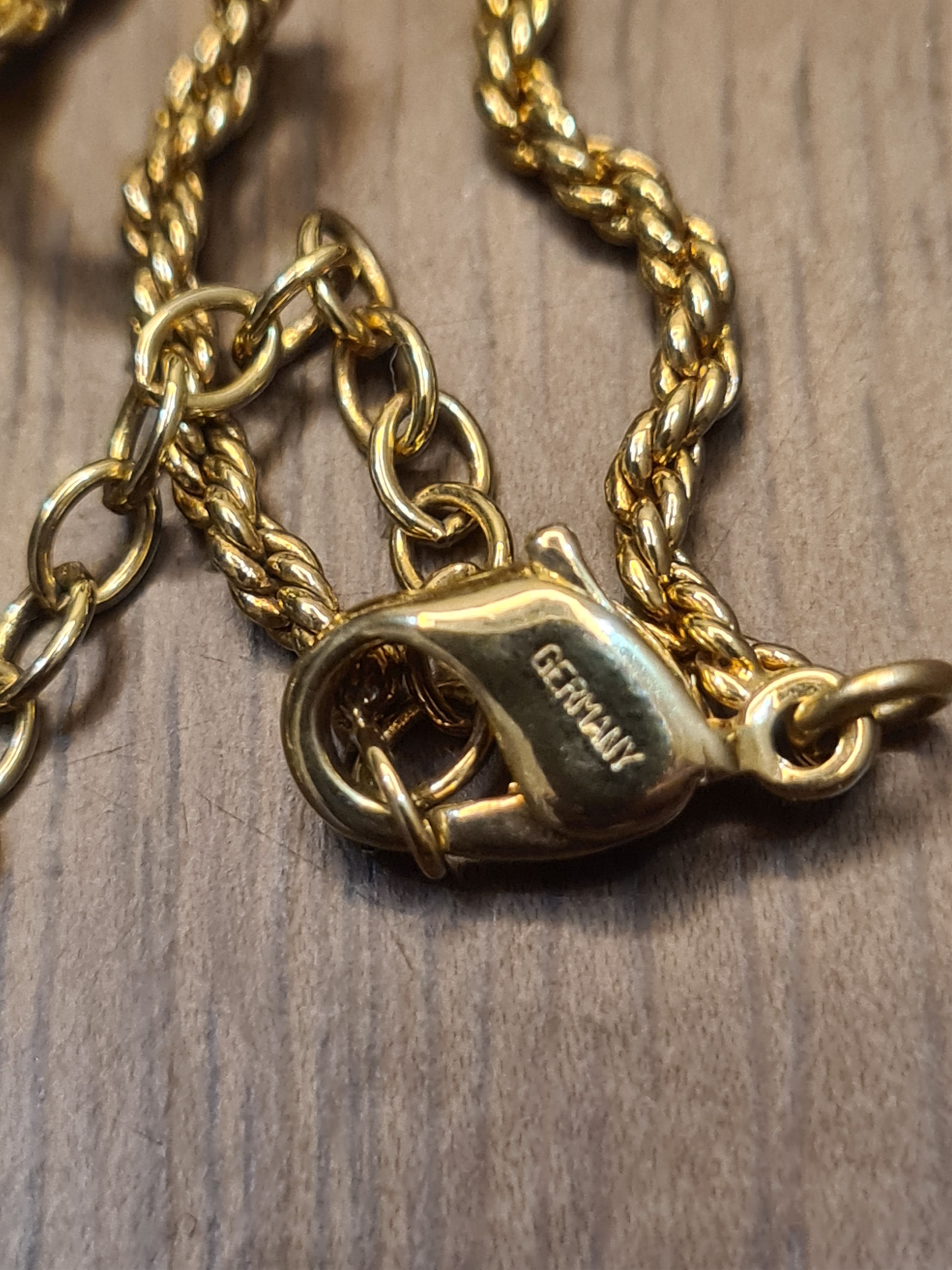 Christian Dior Monsieur × Dior × Jewelry Rare DIOR Gold tone Three Flower Leaf Pearl Necklace Size ONE SIZE - 5 Thumbnail