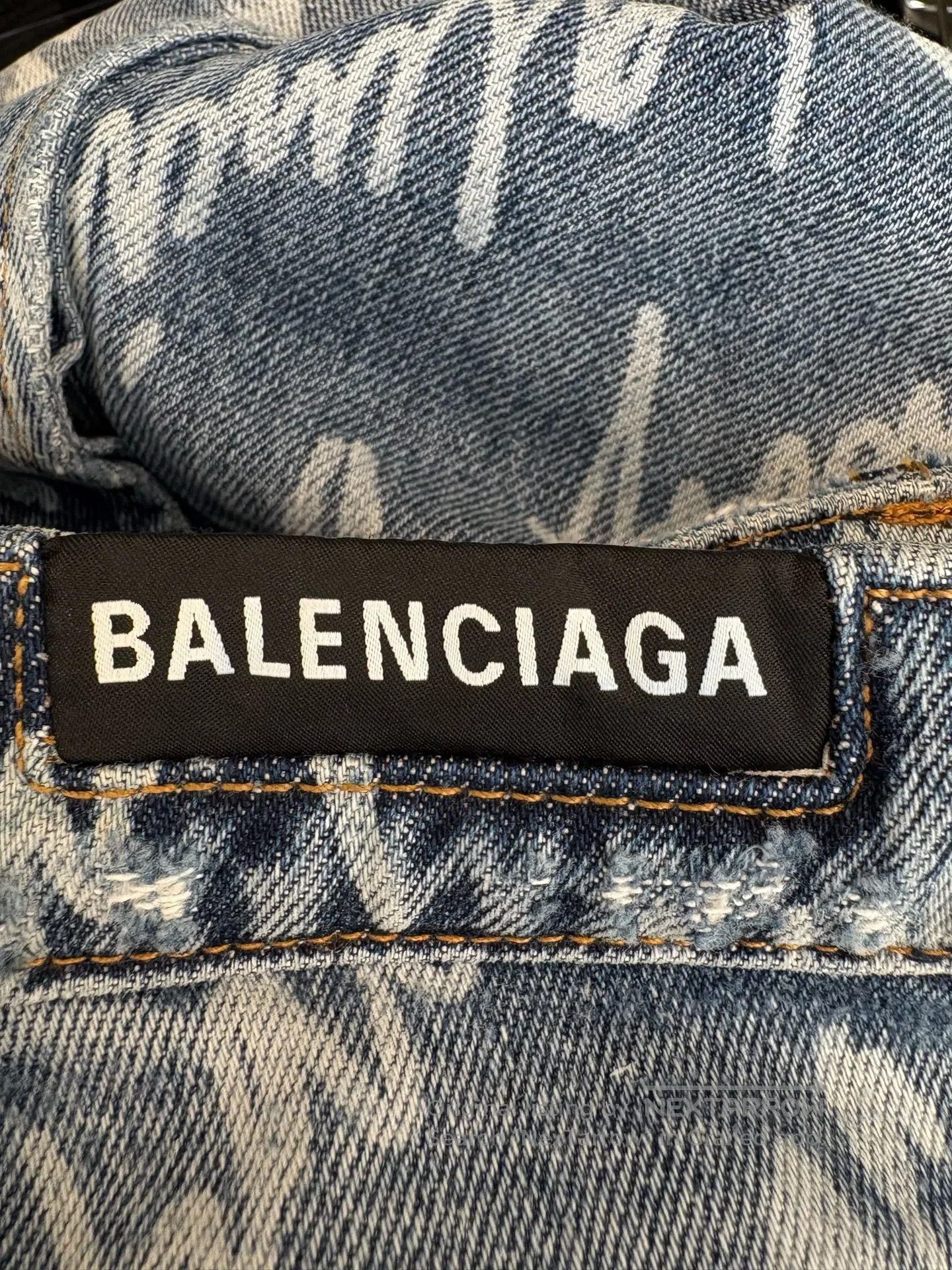 Balenciaga Balenciaga Logo Washed Jeans. Size 28" / US 6 / IT 42 - 4 Thumbnail