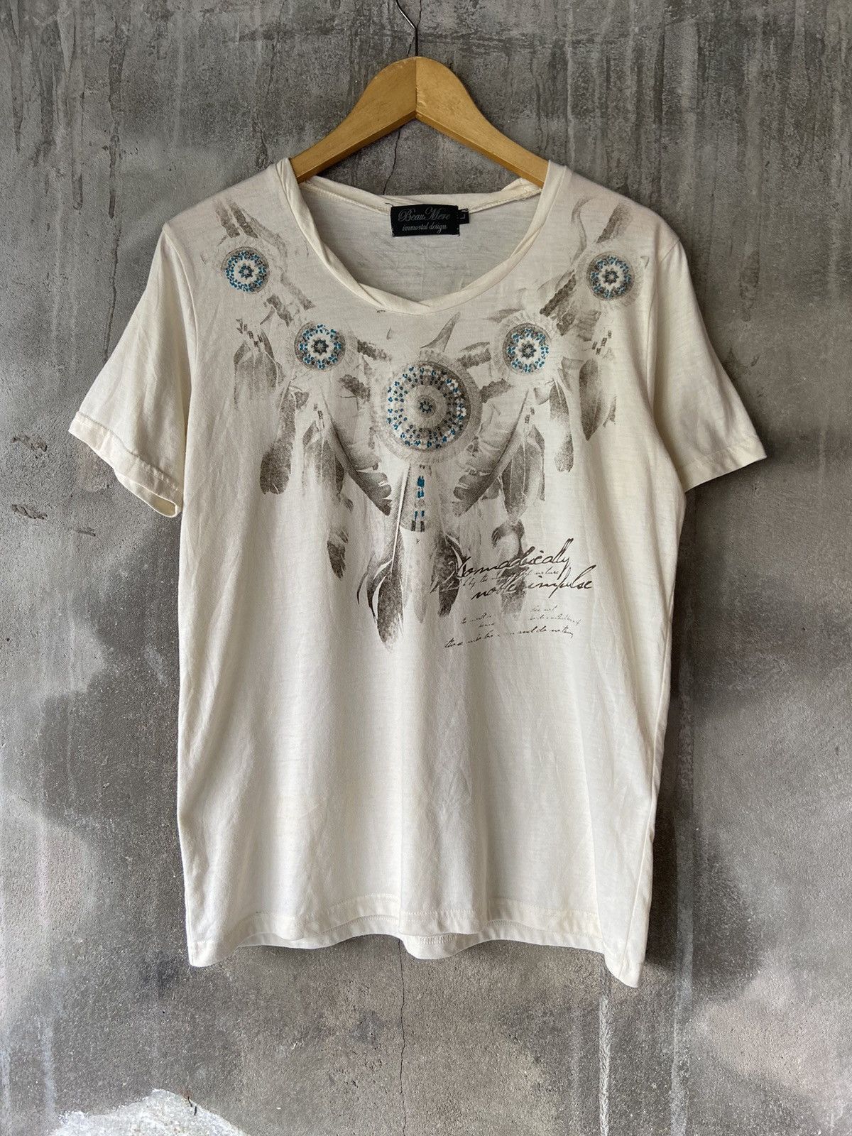 Japanese Brand BEAUMERE IMMORTAL DESIGNNTEE SHIRT Size US M / EU 48-50 / 2 - 1 Thumbnail