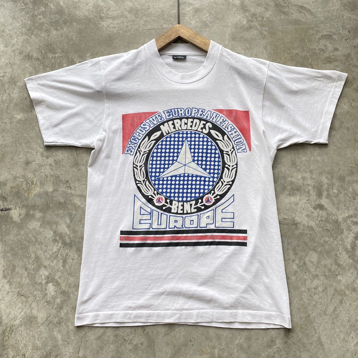 Mercedes-Benz Vintage Early 90s Mercedes Benz Logo Tee Size M / US 6-8 / IT 42-44 - 2 Thumbnail