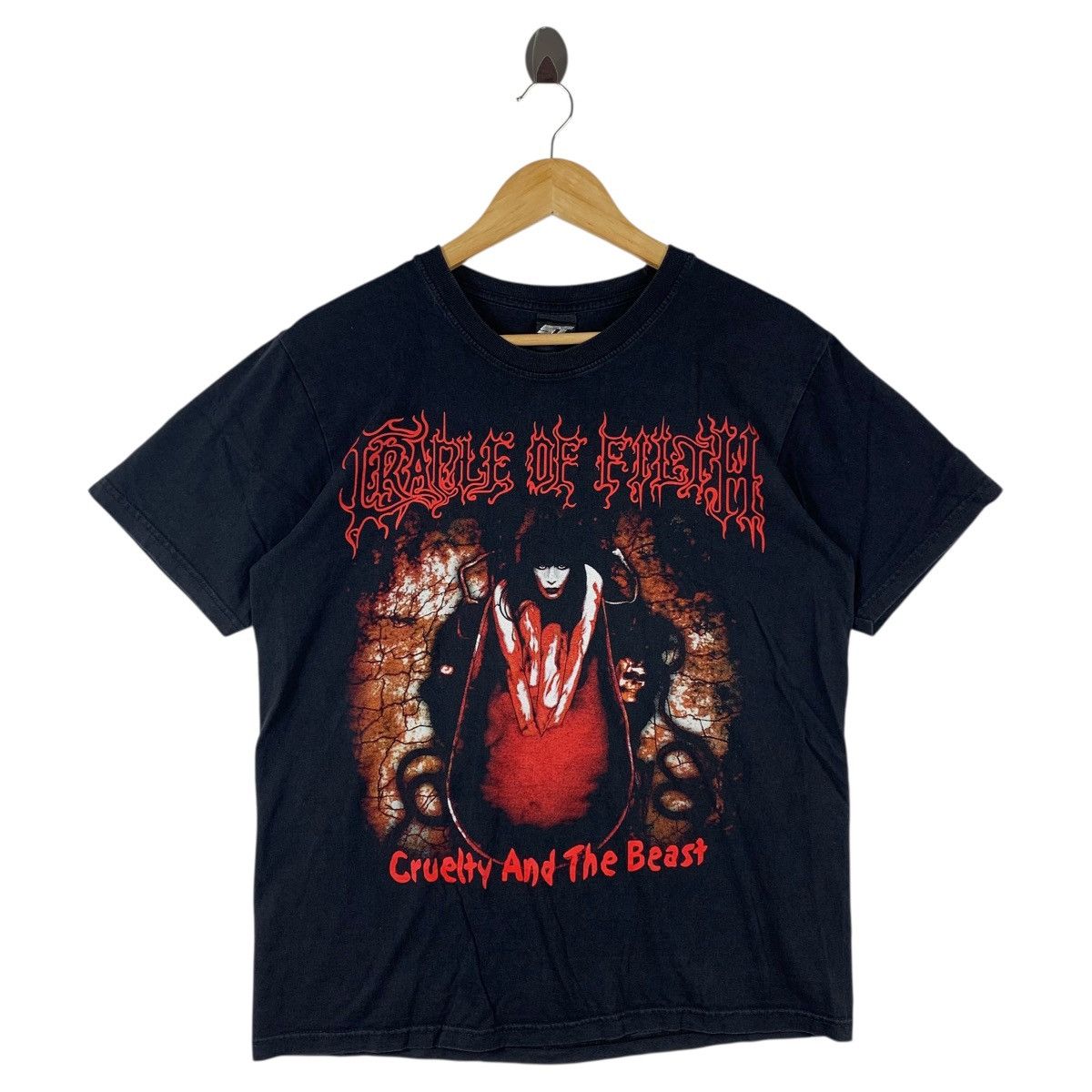 Other Vintage Cradle "Cruelty and the Beast" Black Metal Band Tee Size US M / EU 48-50 / 2 - 1 Thumbnail