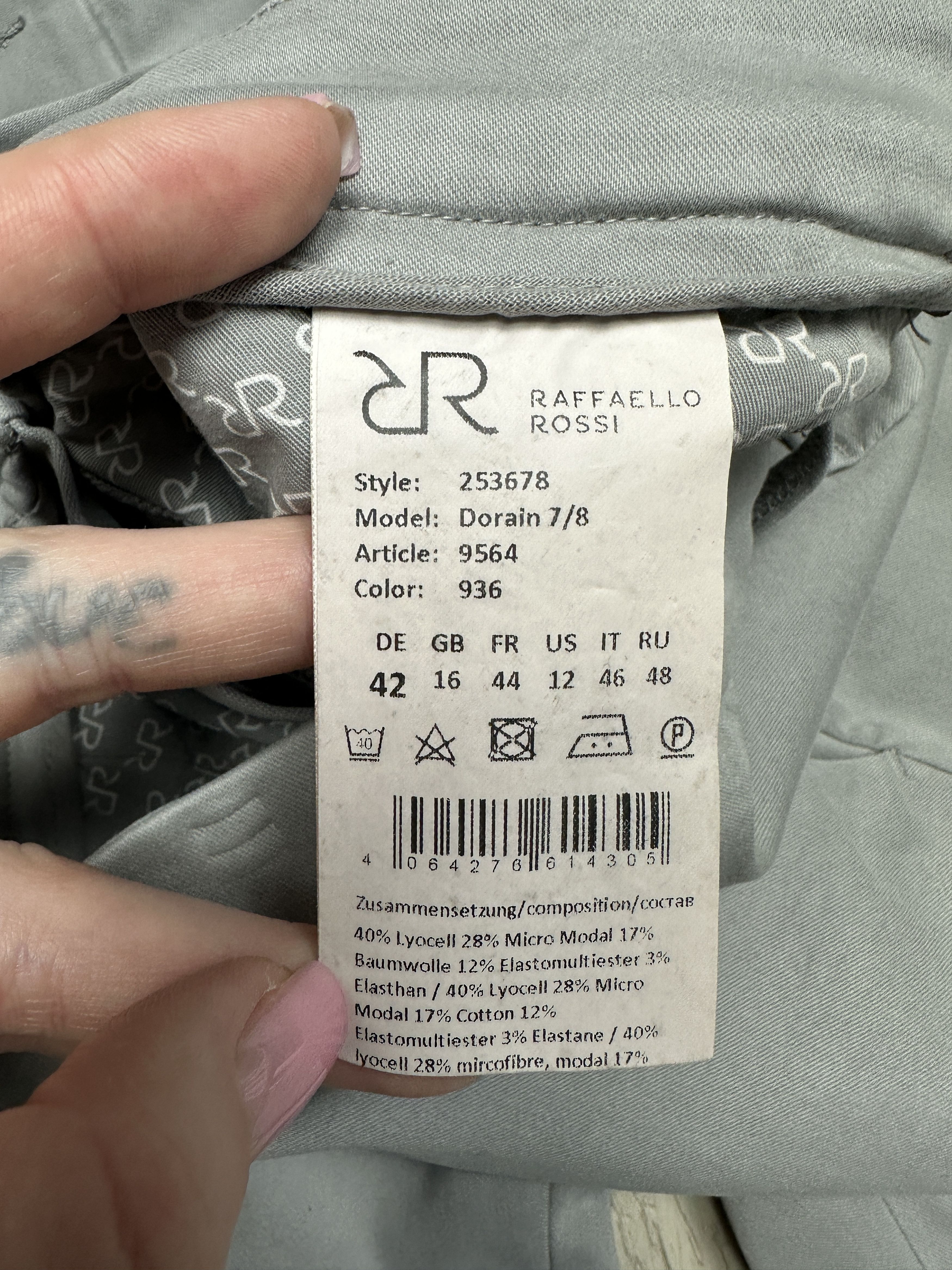Other Raffaello Rossi Womens Chino Pants Size 32" / US 10 / IT 46 - 4 Thumbnail