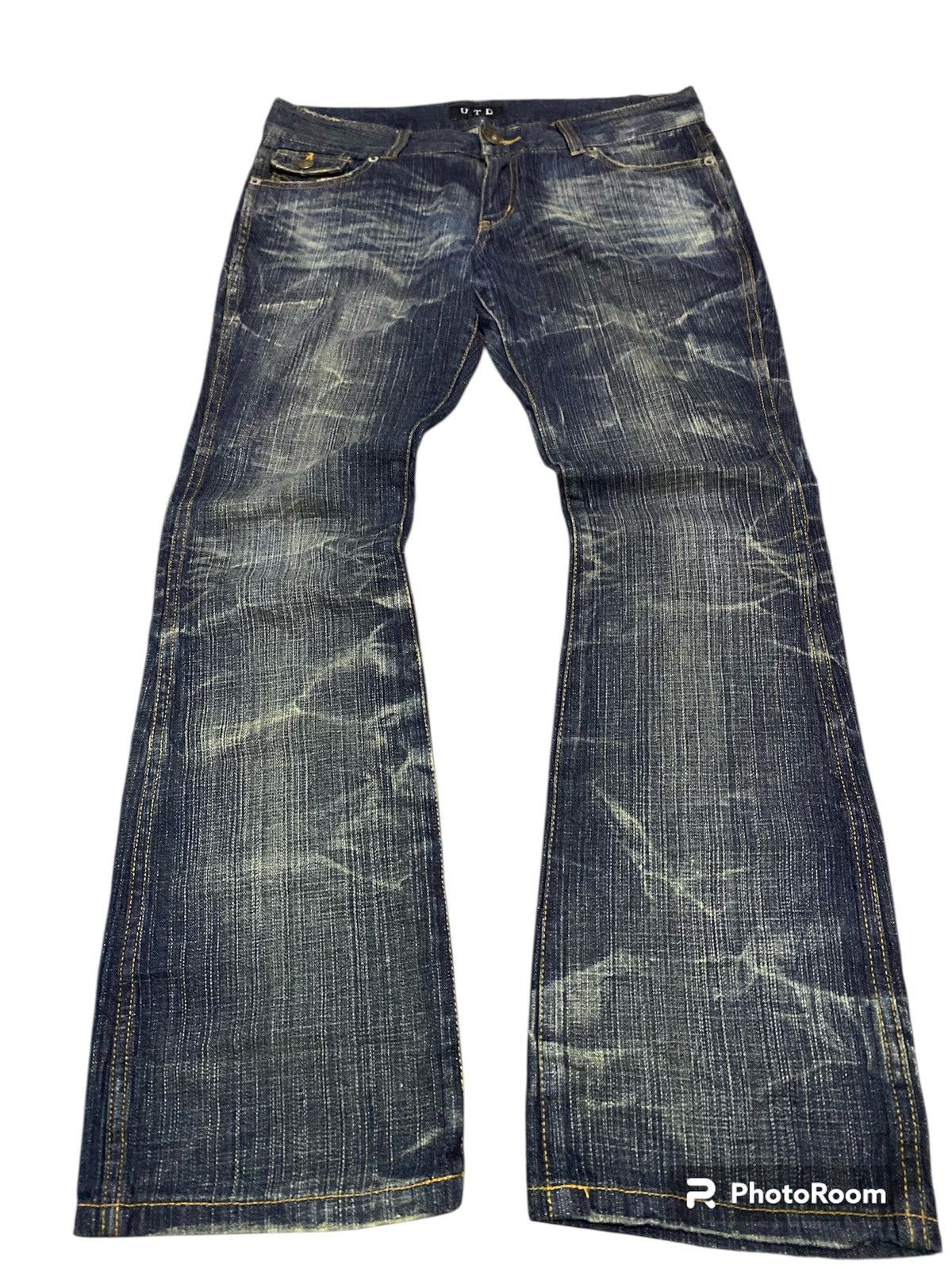Japanese Brand Flare jeans 👖 UTD Boot CUt Size US 33 - 2 Thumbnail
