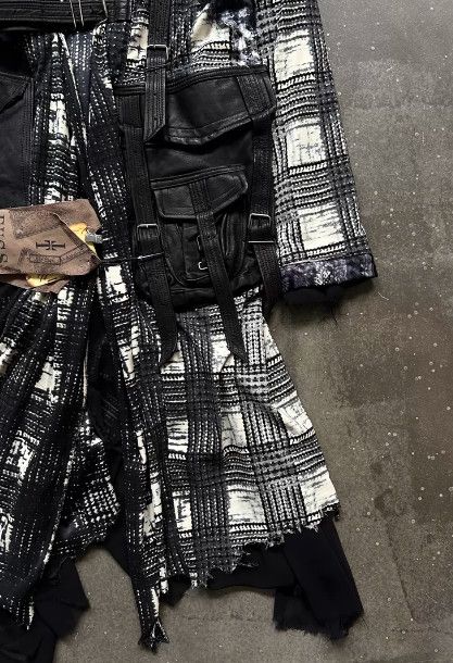 Other TT by SHOHEI TAKAMIYA Patchwork Leather Coat Size US M / EU 48-50 / 2 - 4 Thumbnail