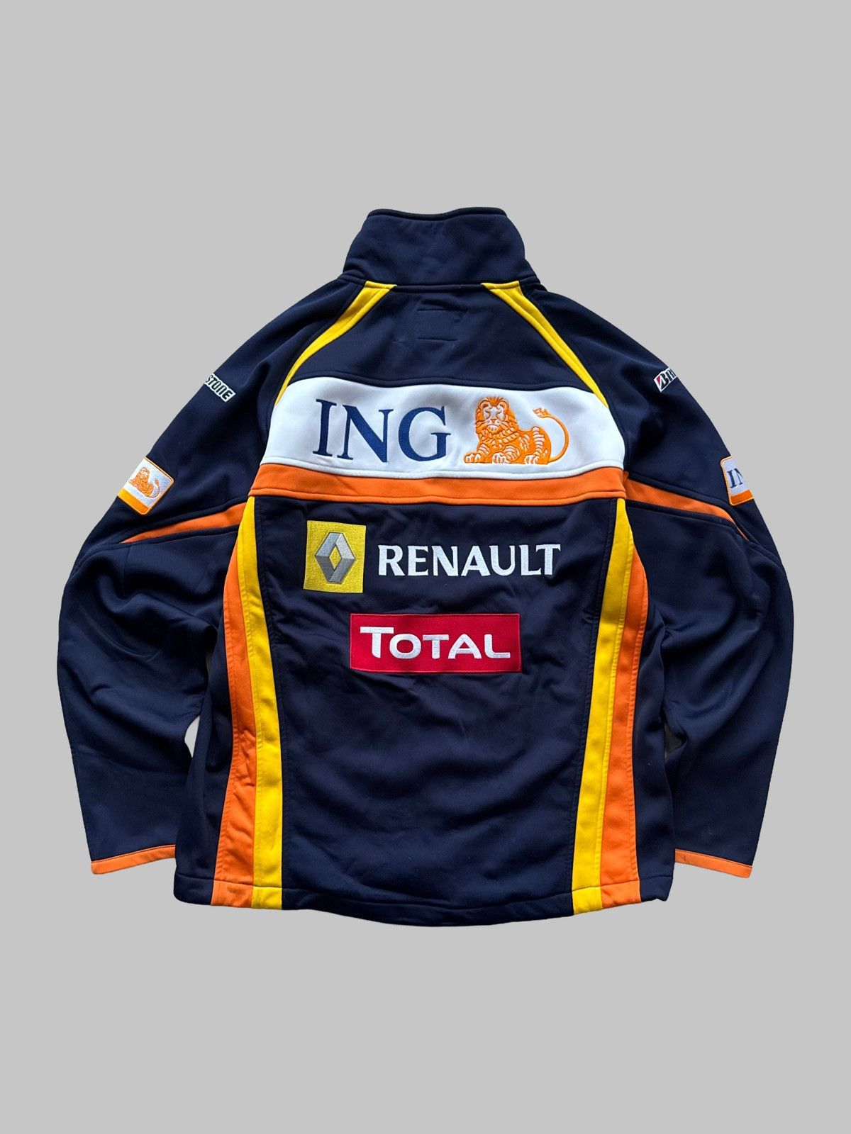 Formula 1 Vintage Renault F1 Team Pepe Jeans ING Total Fleece Jacket Size US L / EU 52-54 / 3 - 1 Thumbnail