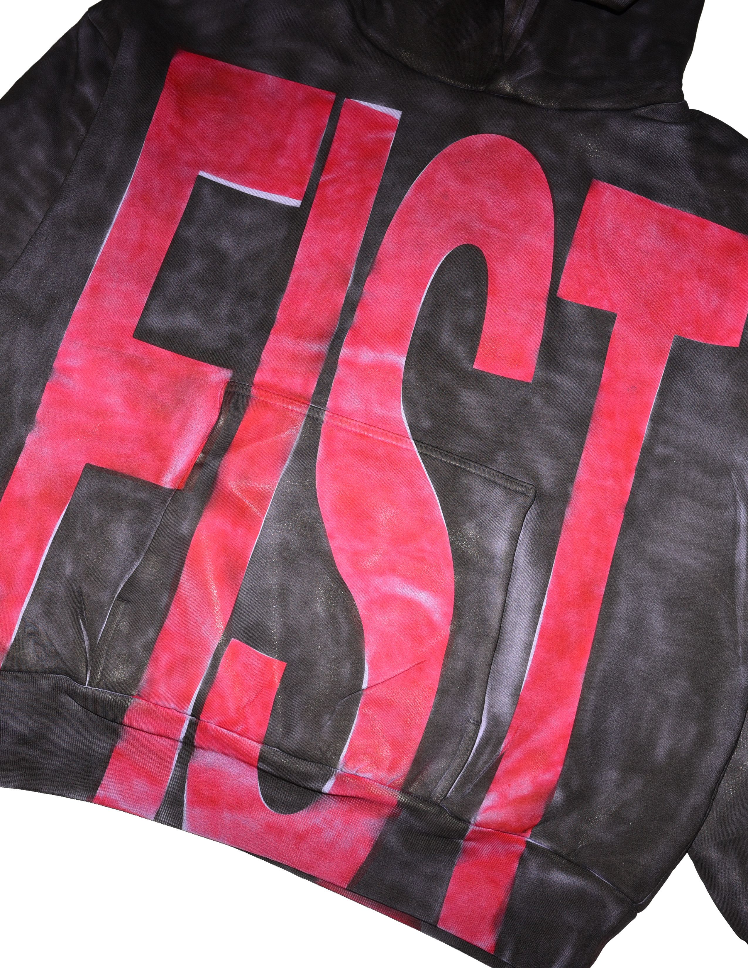 Nine Inch Nails FIST FUCK 1/1 Double Layered Hoodie