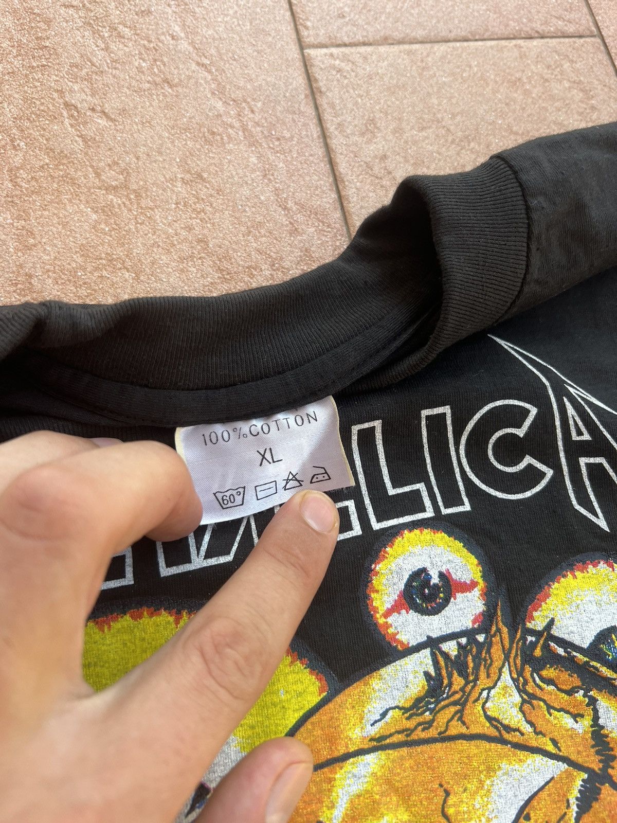 Band Tees × Metallica × Vintage Vintage 90s Metallica This Shortest Straw Tee Size US XL / EU 56 / 4 - 8 Thumbnail