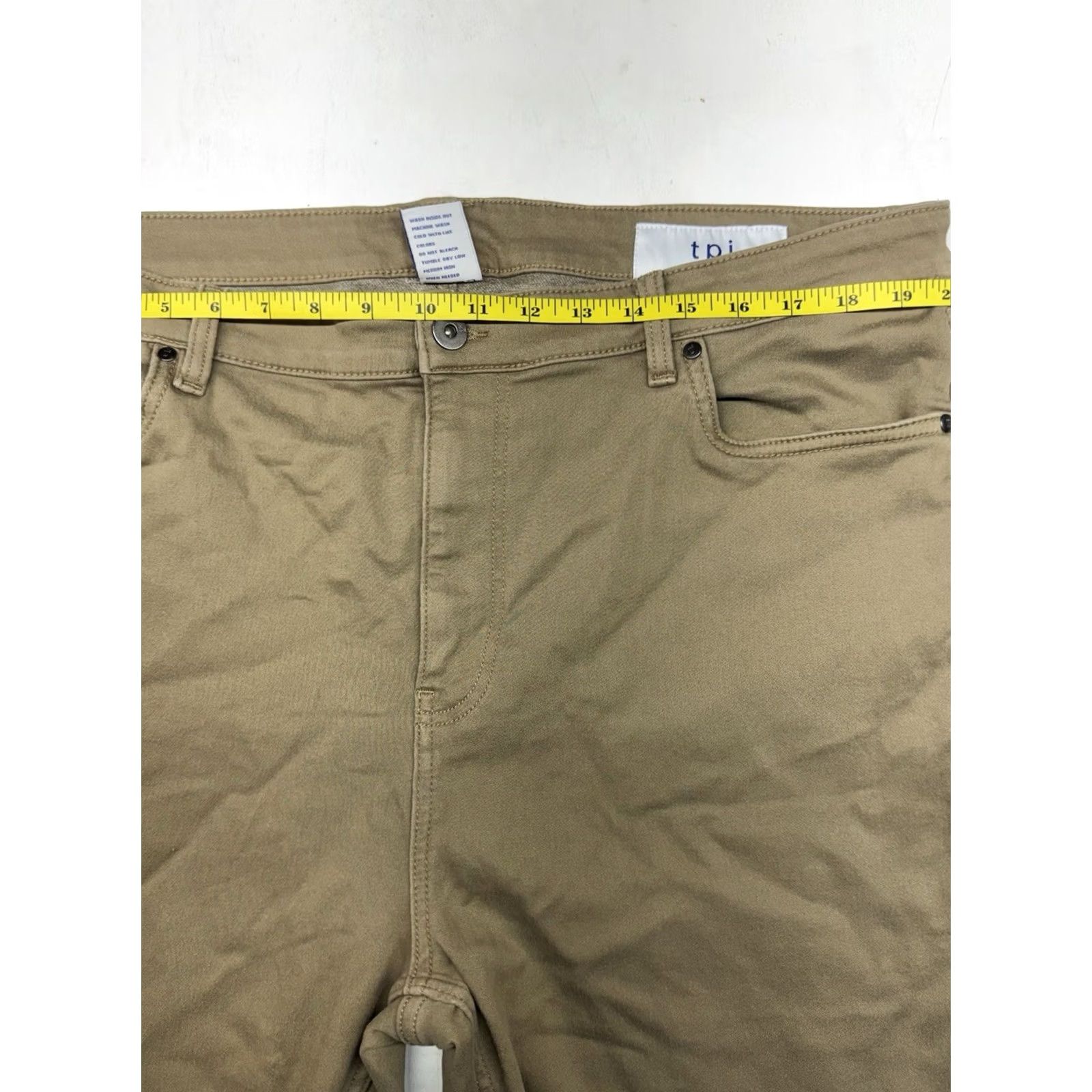 Vintage The Perfect Jean NYC Pants Jeans Mens 40x30 Brown Slim Thick High Rise Denimh Inseam 30in Khakis Work Biker Utility Bohemian Preppy Slimming Size US 40 / EU 56 - 6 Thumbnail